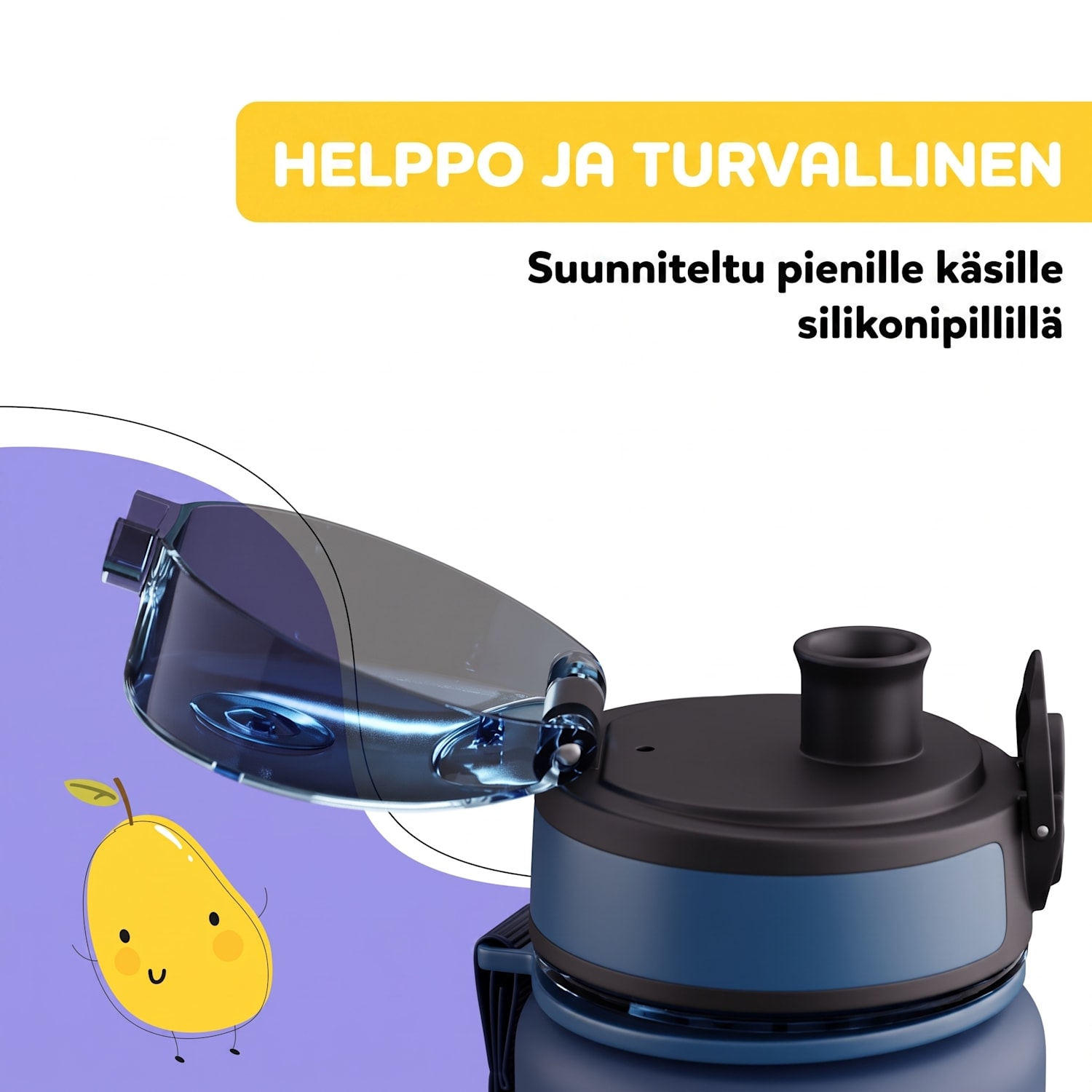 schmatzfatz varaosakansi | painonappi | silikonipilli | 500ml pullolle Navy Space
