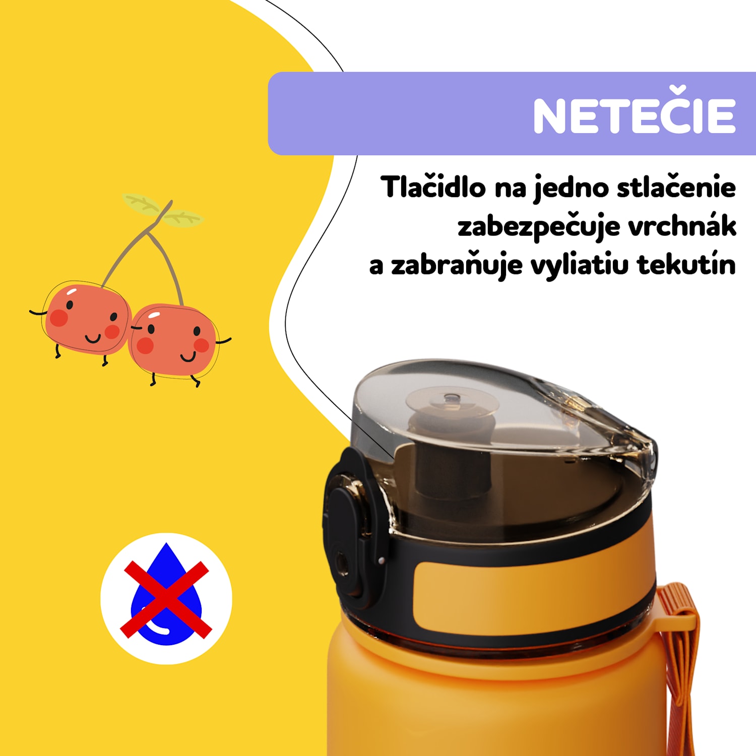 schmatzfatz náhradné viečko, tlačidlo, silikónová slamka, pre 500ml fľašu 