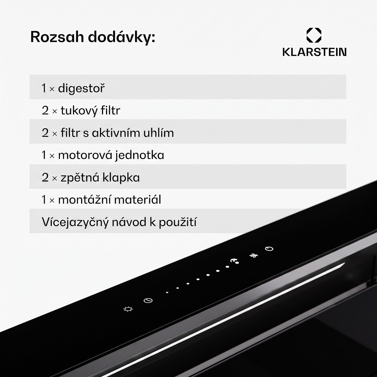 Royal Flush Eco Slim 60, digestoř, 60 cm, 713 m³/h, A+ 