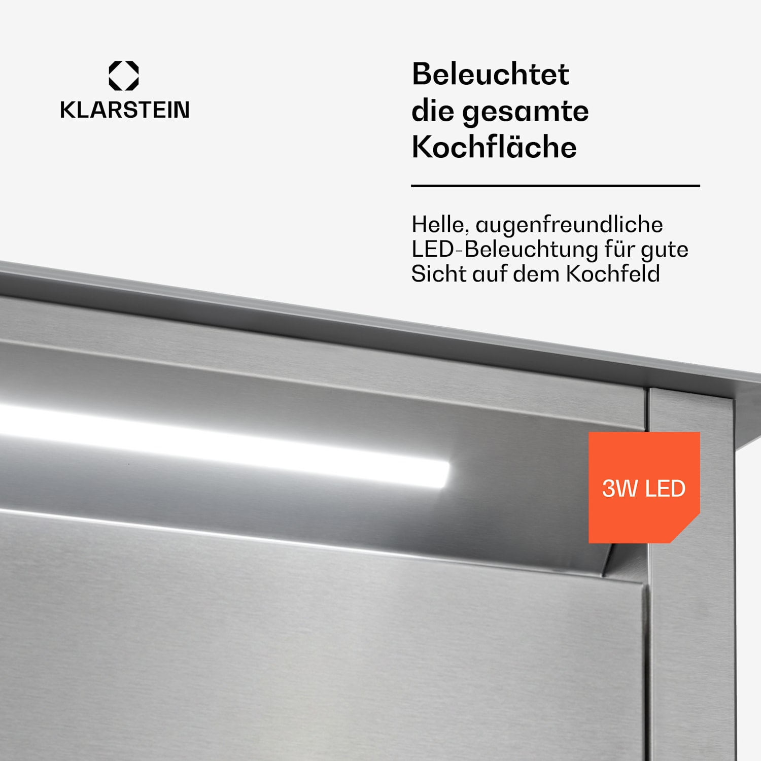 Royal Flush Eco Dunstabzugshaube 60 cm 604 m³/h A+ 60 cm | Silber | Silber