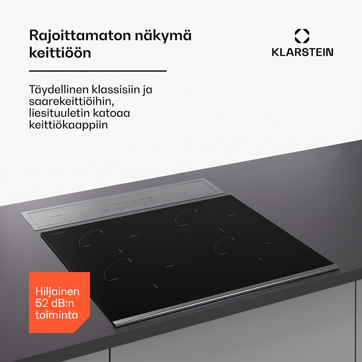 Royal Flush Eco -liesituuletin 60 cm 604 m³/h A+ 60 cm | Hopea | Hopea