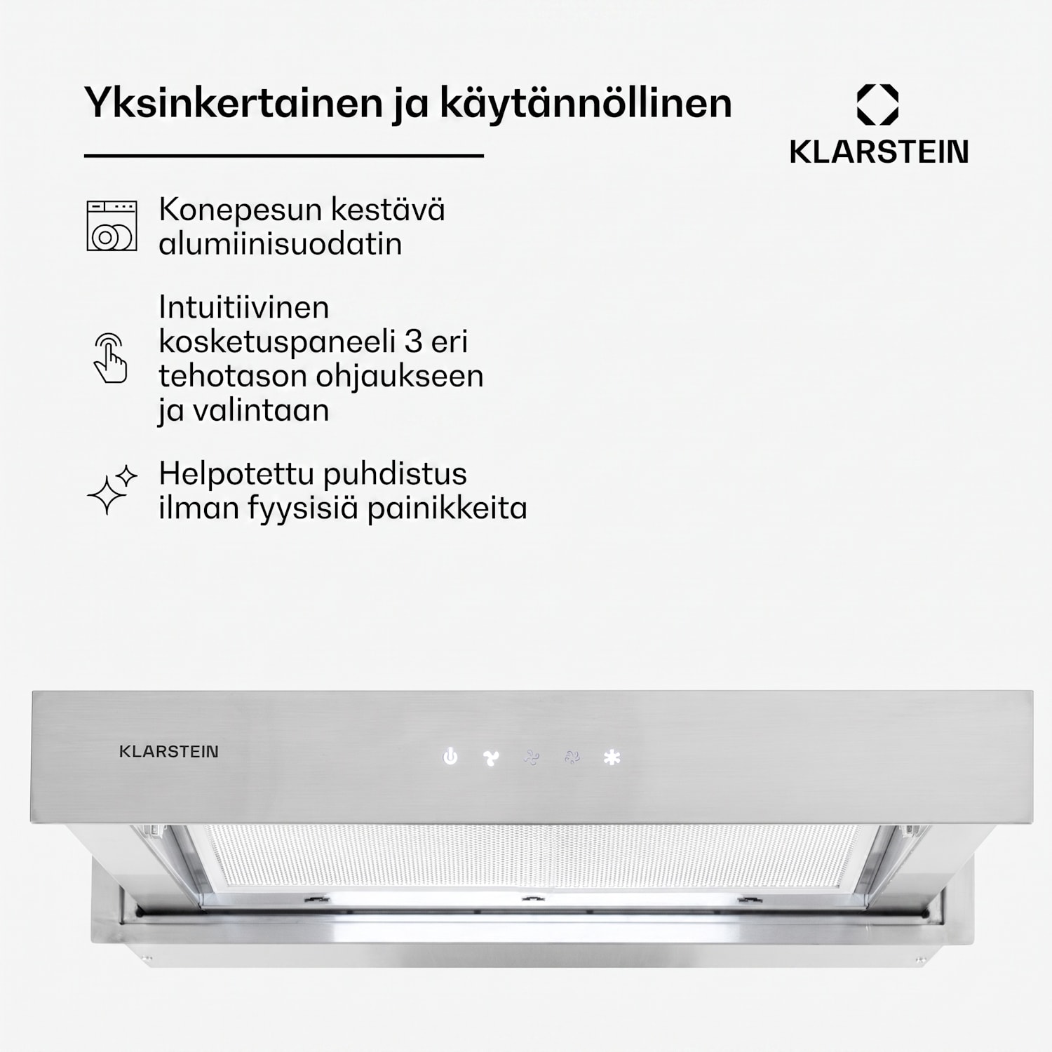 Royal Flush Eco -liesituuletin 60 cm 604 m³/h A+ 60 cm | Hopea | Hopea