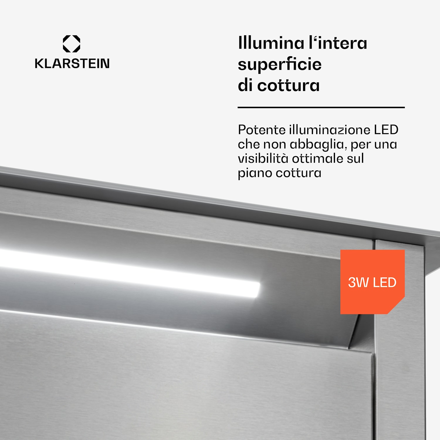 Royal Flush Eco cappa aspirante, 60 cm, 604 m³/h, A+ 60 cm | Argento | Argento