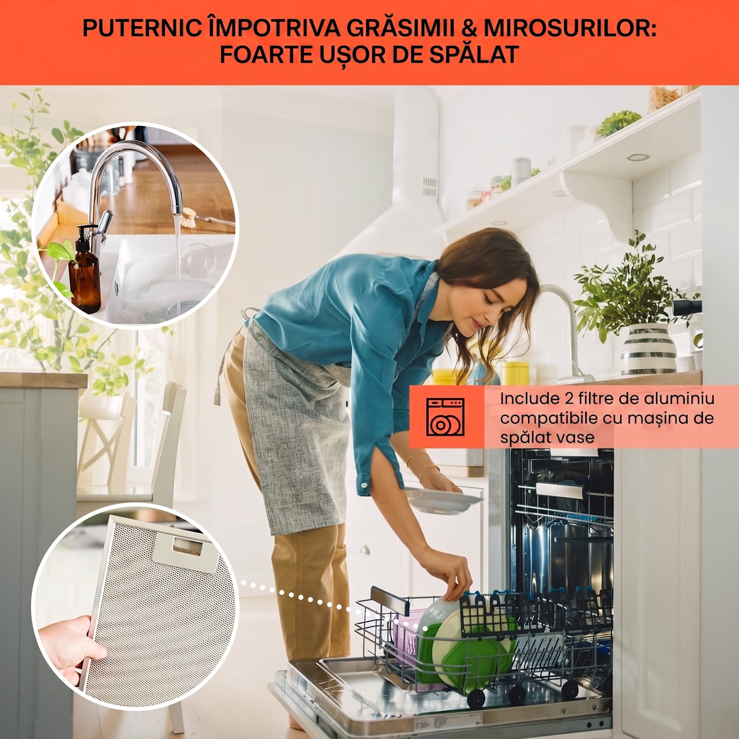 Royal Flush Eco, hota, 60 cm, 604 m³/h, A+ 60 cm | Oțel inoxidabil | Oțel inoxidabil