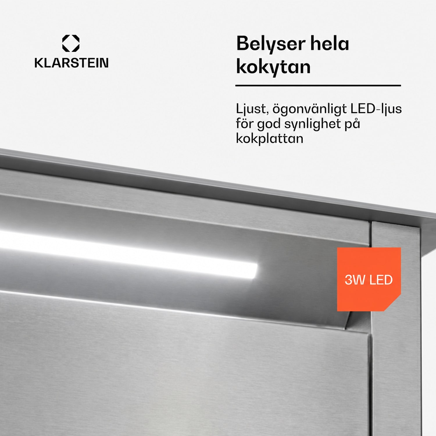 Royal Flush Eco Köksfläkt 60 cm 604 m³/h A+ 60 cm | Silver | Silver