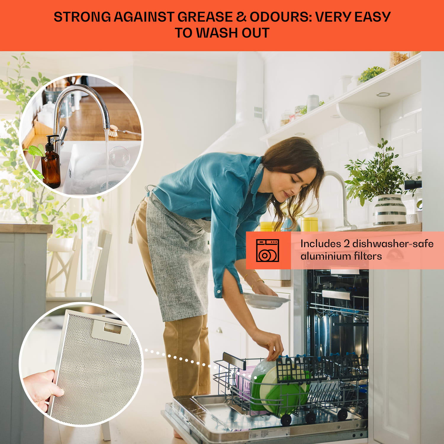 Royal Flush Eco afzuigkap 60 cm 576 m³/h A+ 60 cm | Roestvrij Staal | Roestvrij Staal