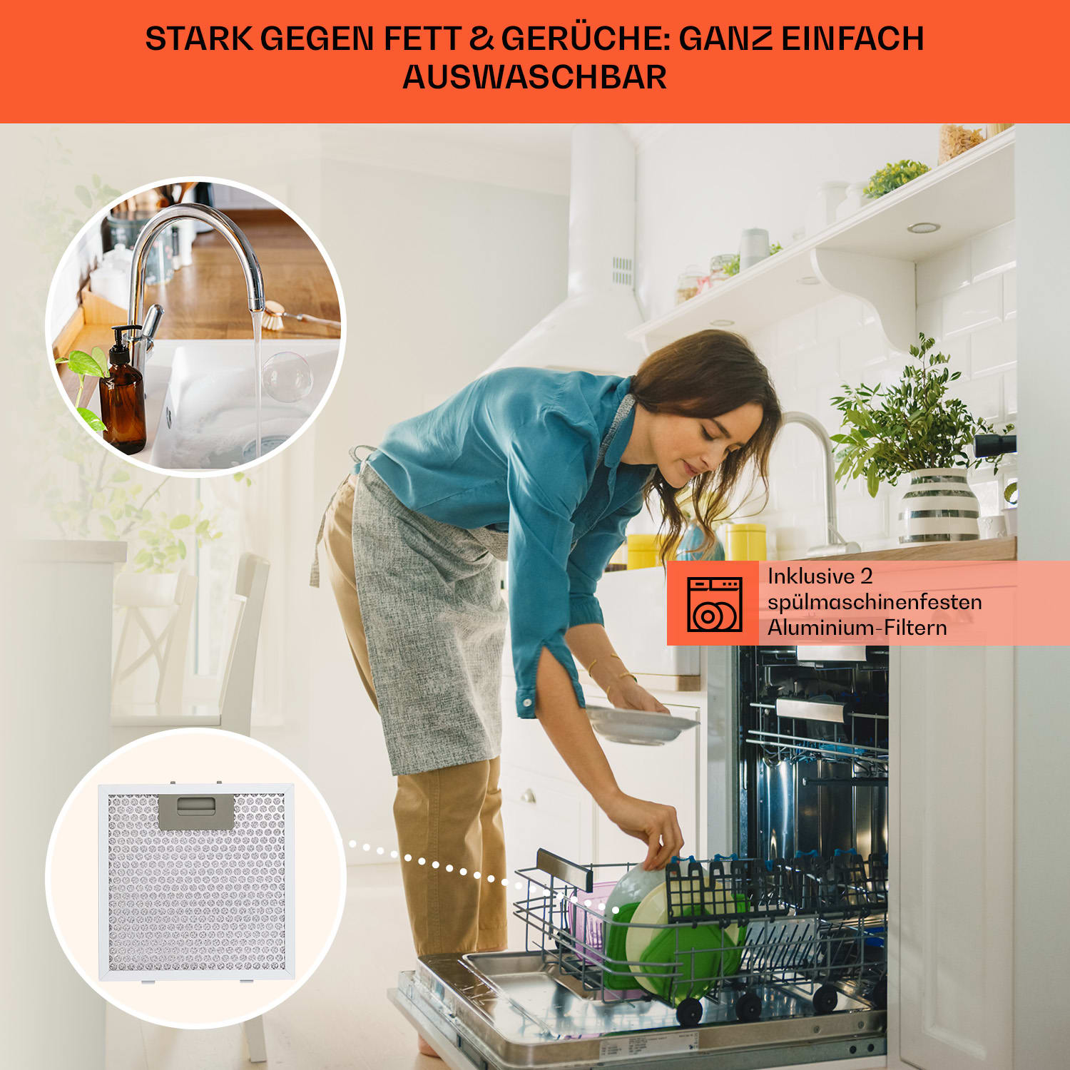 Hotte aspirante Royal Flush Eco 60 cm 576 m³/h A+ 60 cm | Noir | Noir