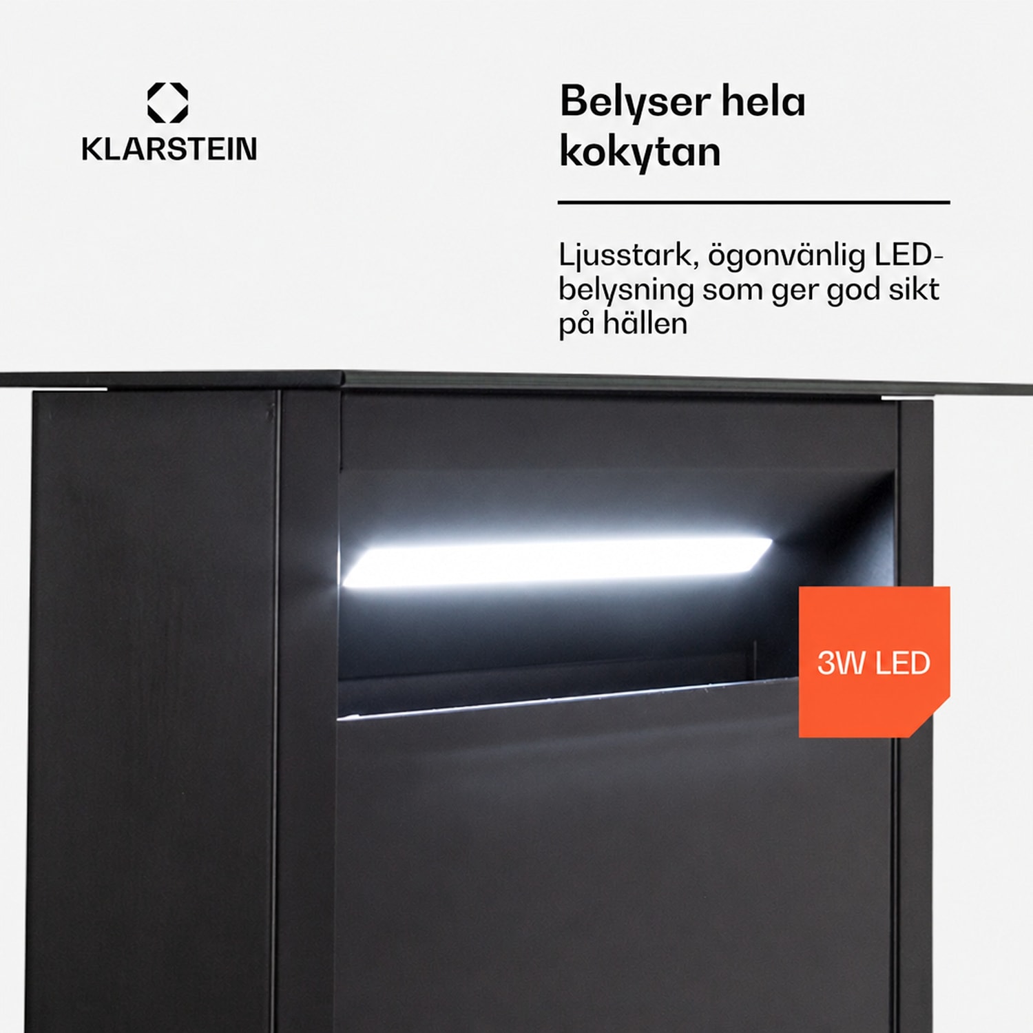 Royal Flush Eco Köksfläkt 60 cm 604 m³/h A+ 60 cm | Svart | Svart