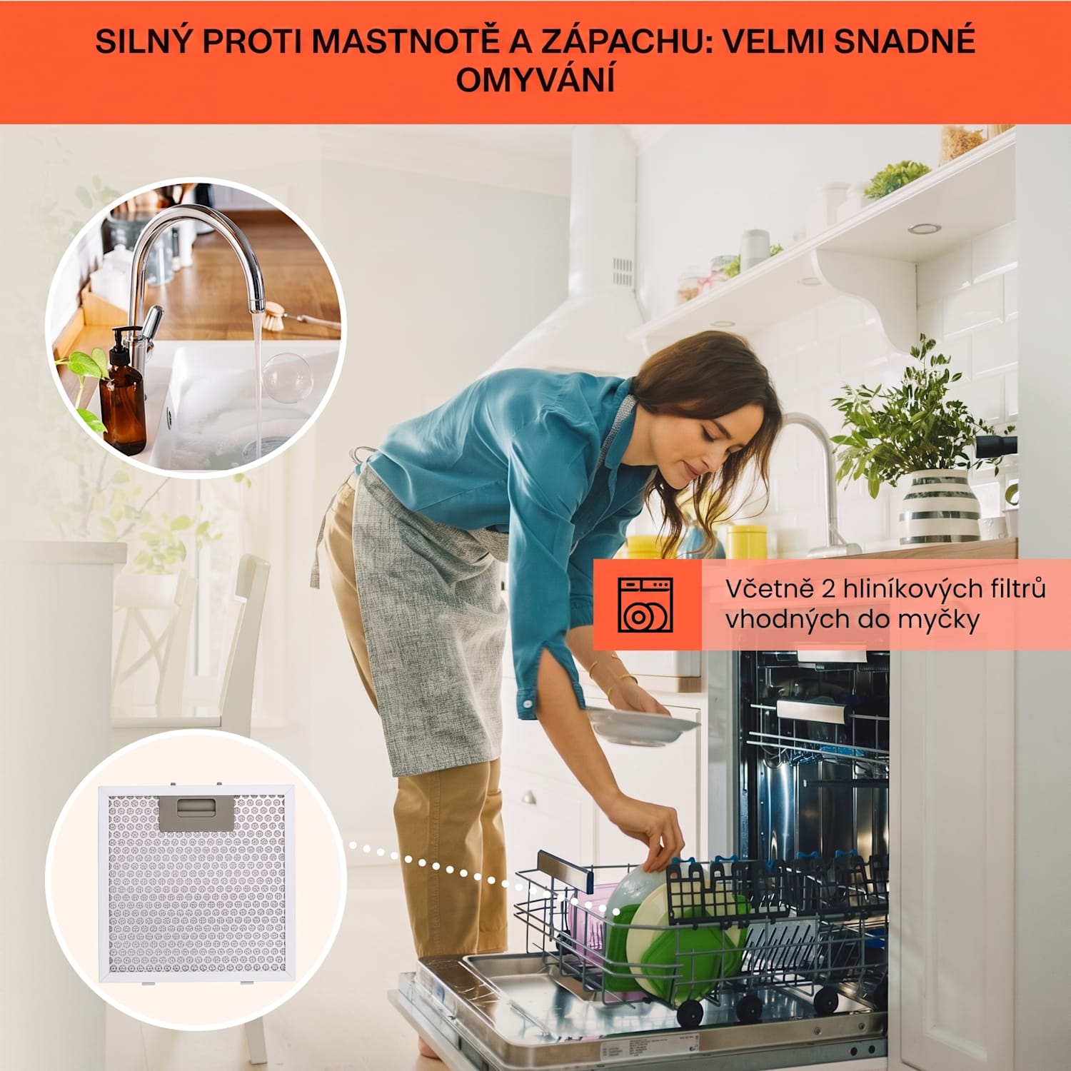Royal Flush Eco, digestoř, 90 cm, 714 m³/h, A+ 90 cm | Negro | Negro