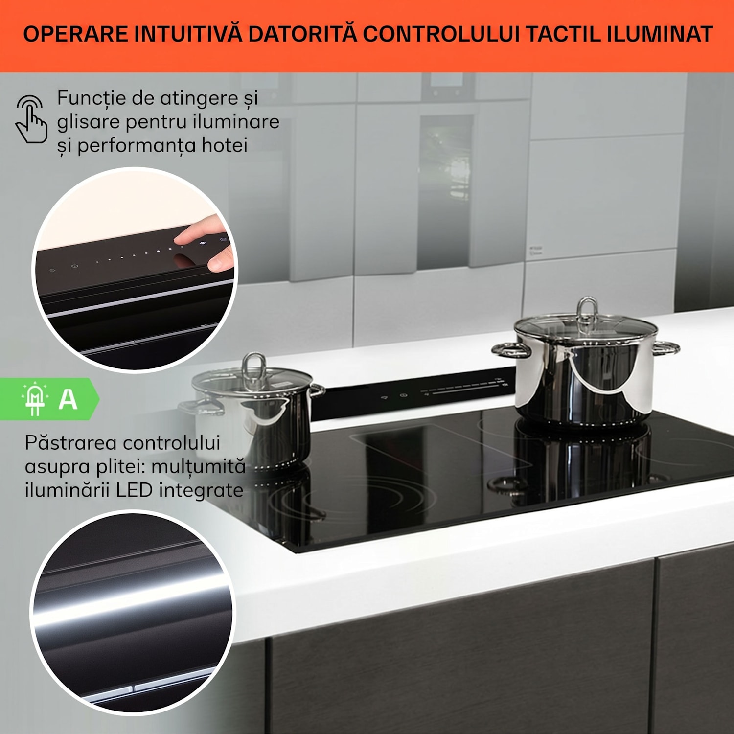Royal Flush Eco, hota, 90 cm, 714 m³/h, A+ 90 cm | Negru | Negru