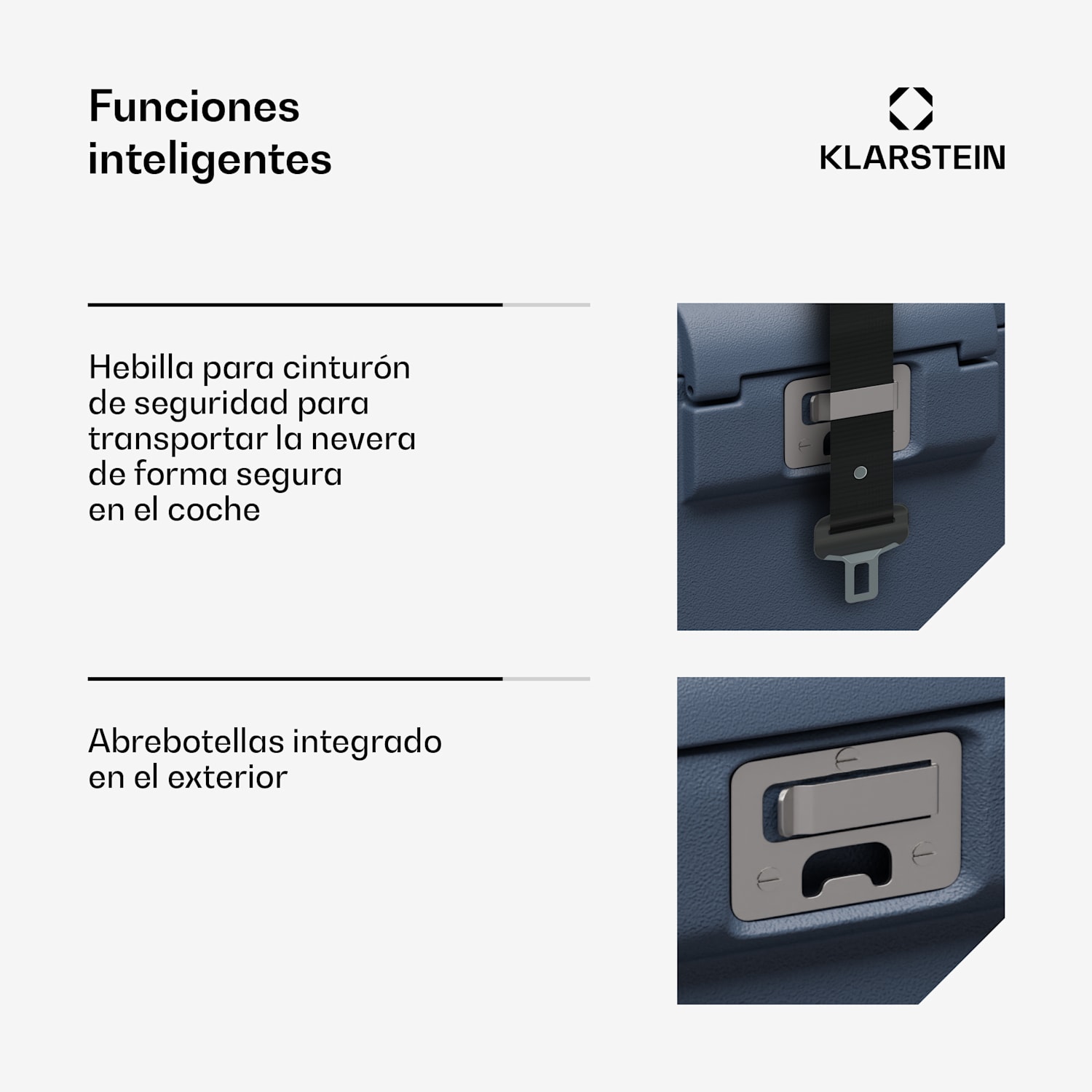 Nevera SwiftFrost 12L | 12V/230V | hasta -20 °C | compresor | 2 niveles de potencia | pantalla LED 12 litros | Azul
