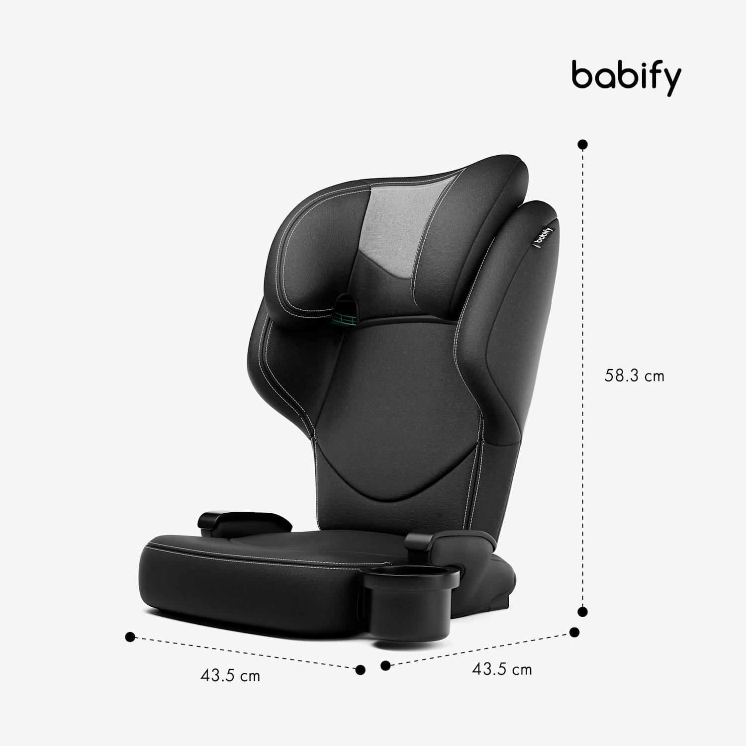 Silla de auto Urban | Isofix | i-Size | crece con tu hijo | portavasos | reposacabezas ajustable 