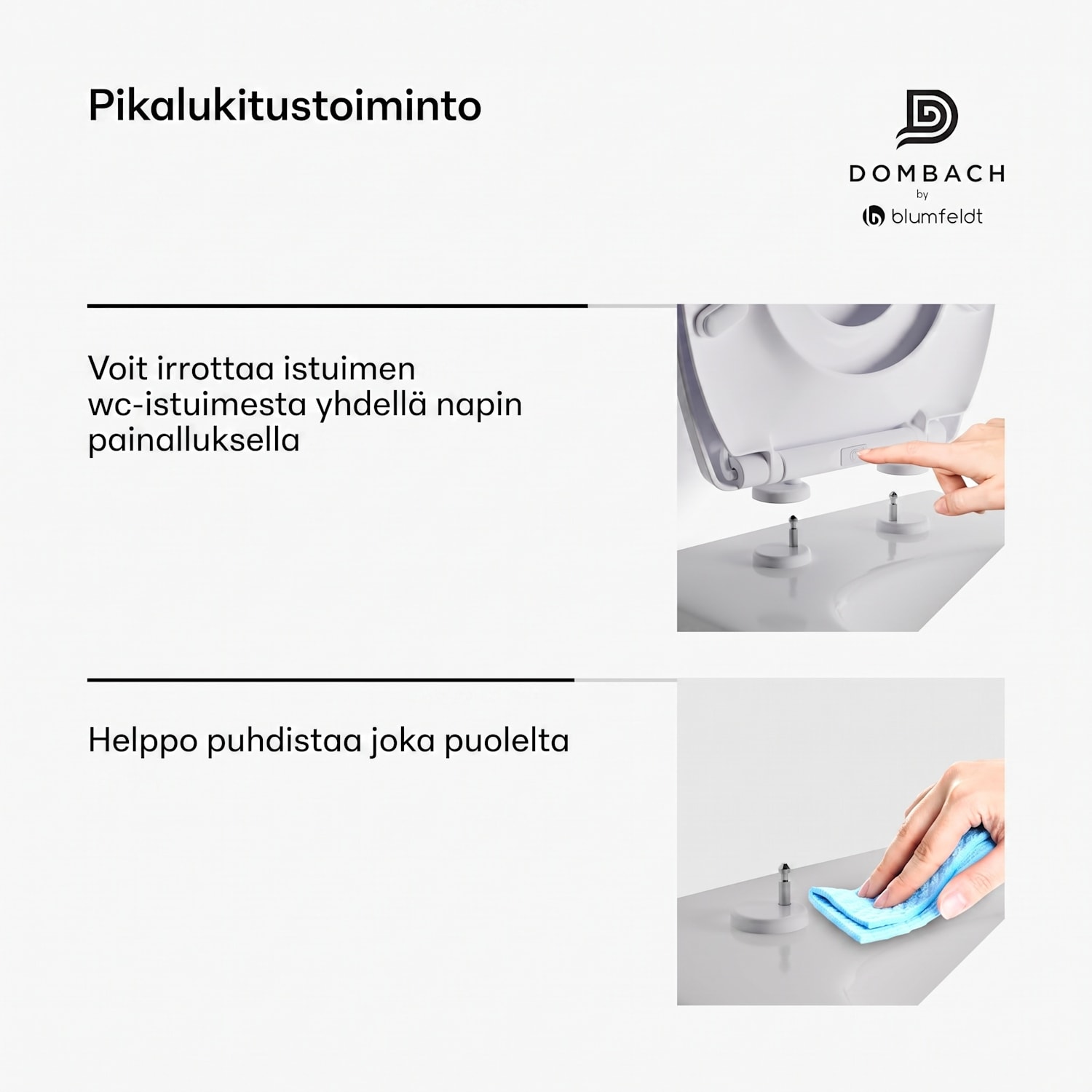 Lil'Loo irrotettava lasten WC-istuin | Antibakteerinen | Pehmeästi sulkeutuva | Kantavuus 175 kg asti 