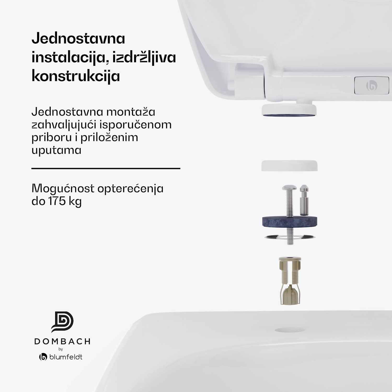 Lil'Loo uklonjiva WC daska za djecu, antibakterijska, soft-close, do 175 kg 