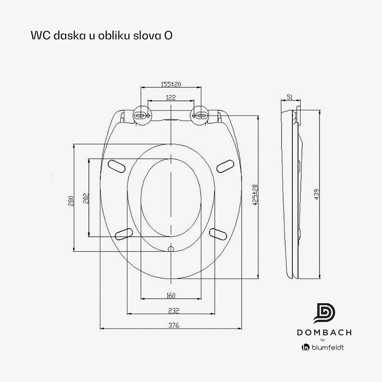 Lil'Loo uklonjiva WC daska za djecu, antibakterijska, soft-close, do 175 kg 