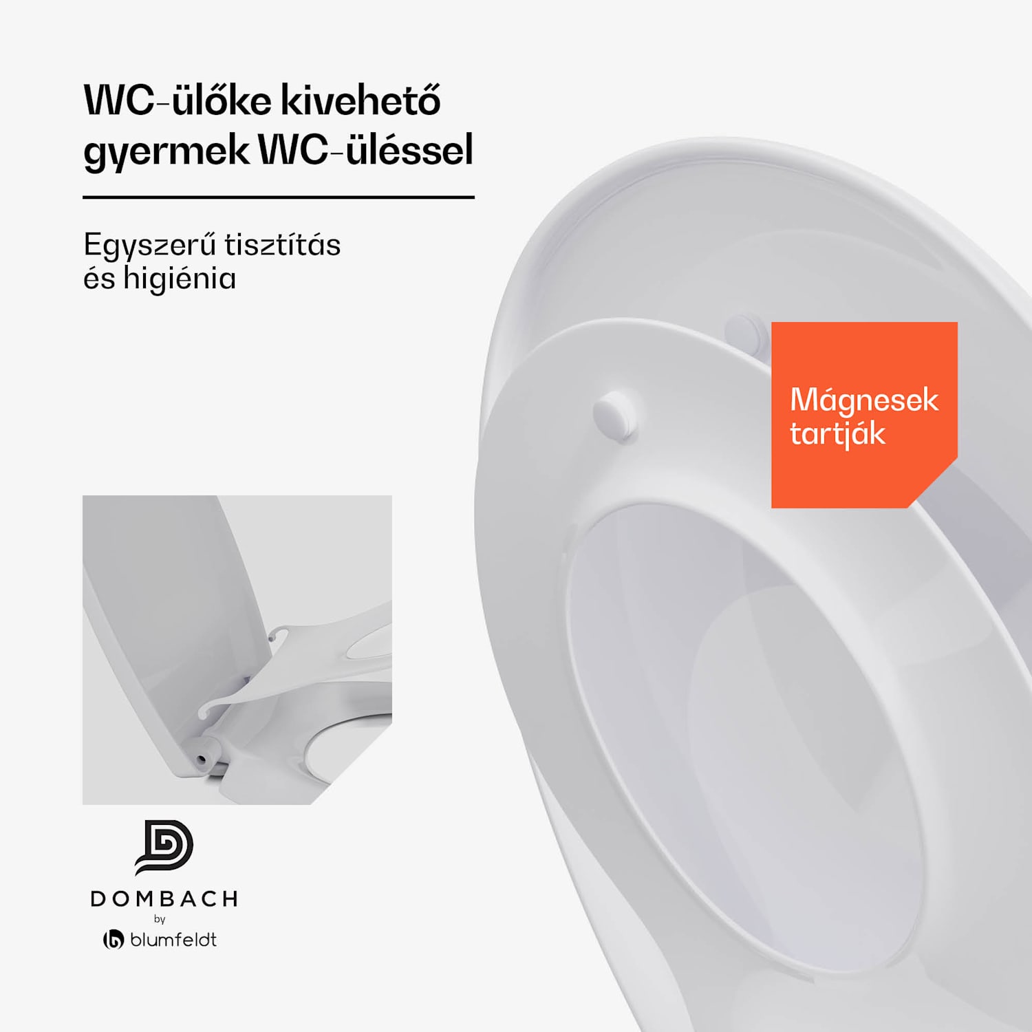 Lil'Loo levehető gyermek WC-ülőke, antibakteriális, soft-cloze, 175 kg-ig 