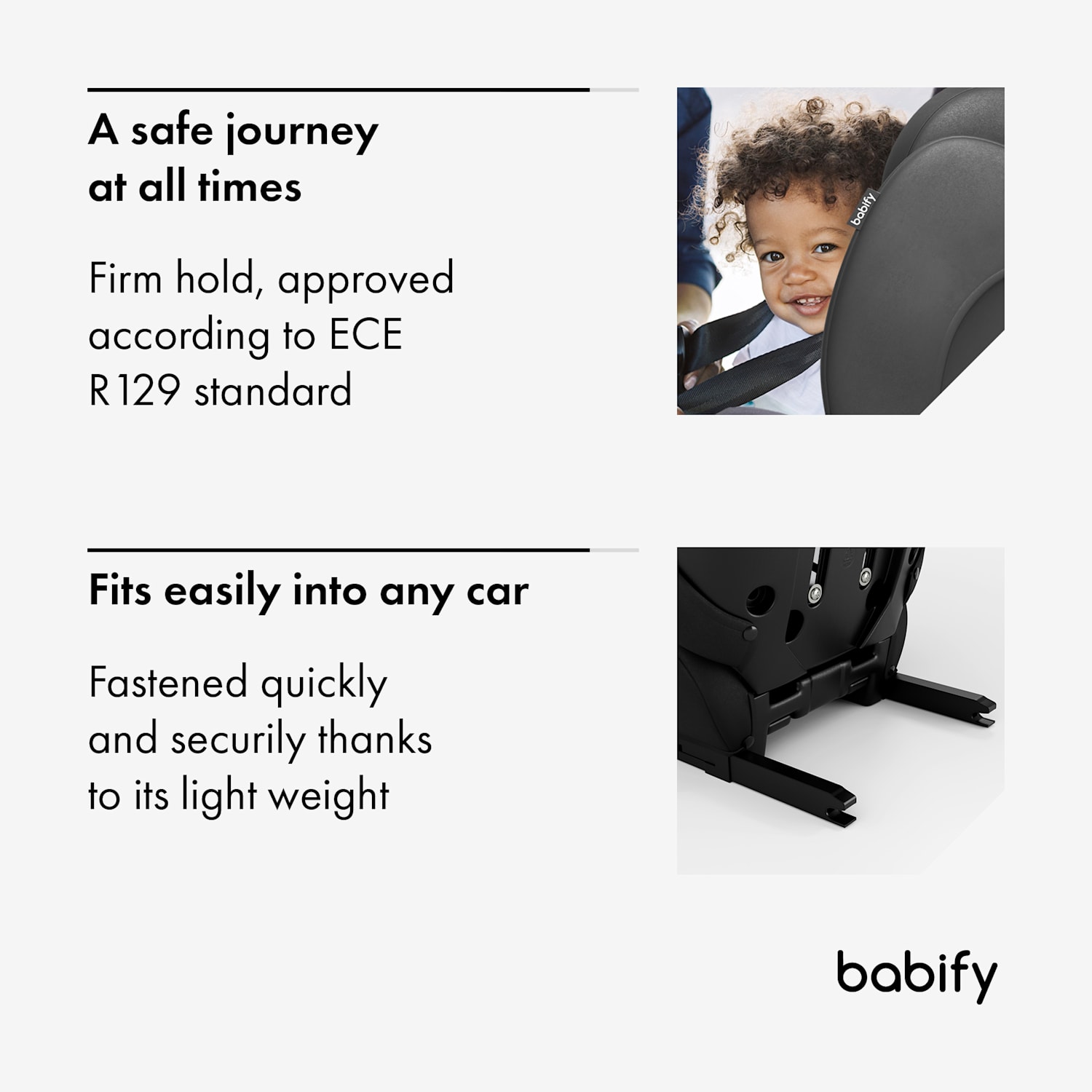 Cadeira auto FlexiFit Basic | 3-12 anos | dobrável | ISO-Fix | apoio de cabeça ajustável | lavável Standard | Preto