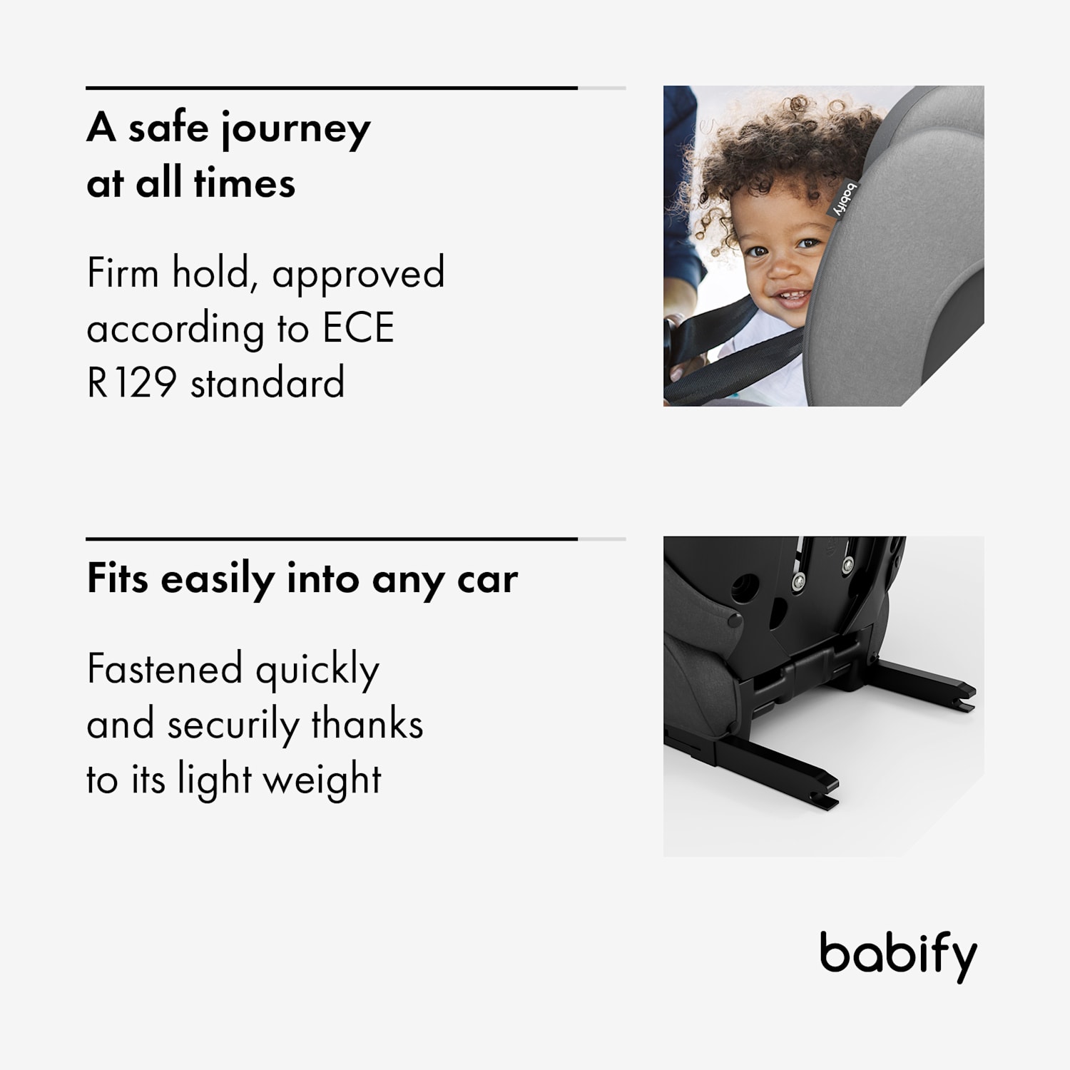 Cadeira auto FlexiFit Basic | 3-12 anos | dobrável | ISO-Fix | apoio de cabeça ajustável | lavável Standard | Cinzento Escuro