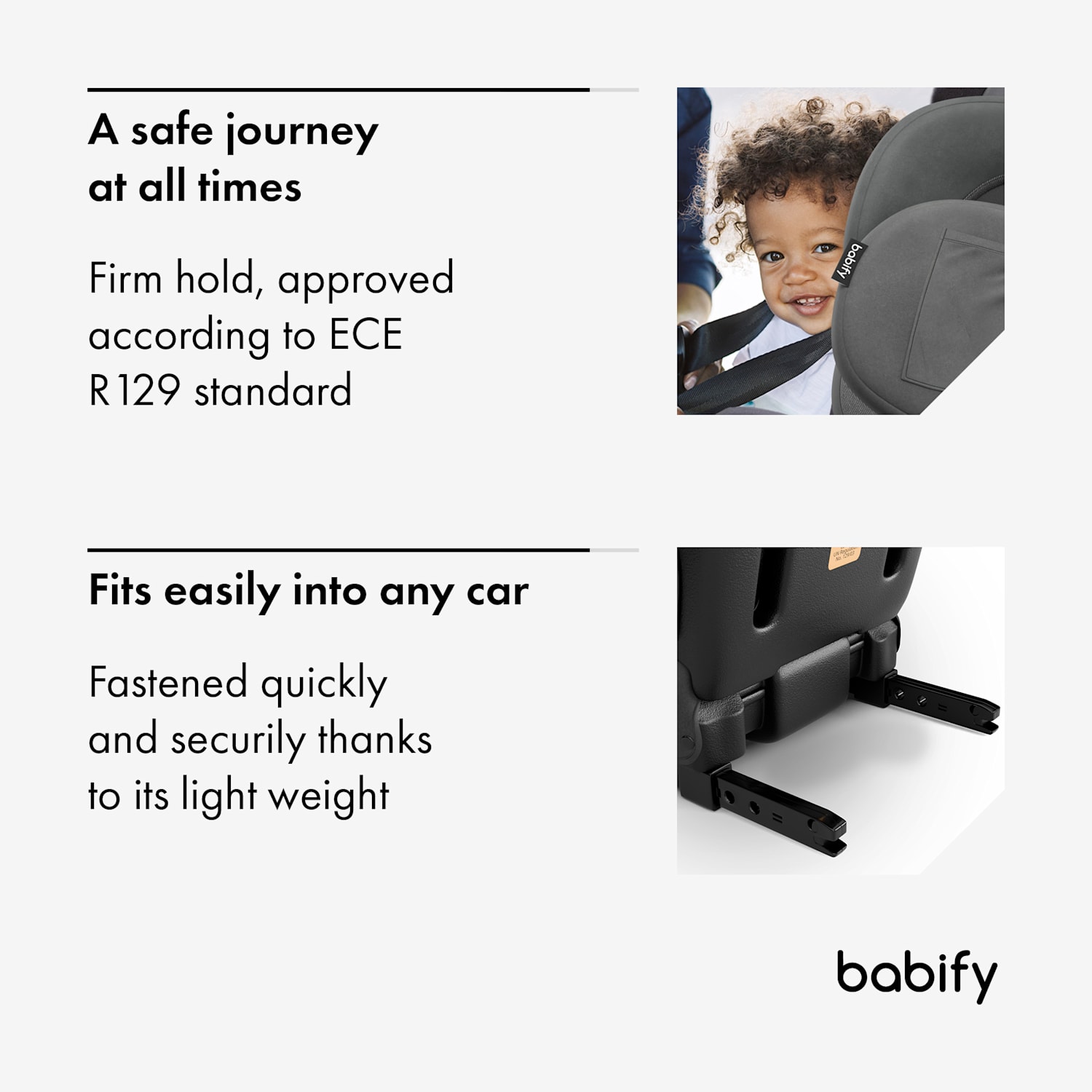 Cadeira auto FlexiFit Premium | 3-12 anos | dobrável | ISO-Fix | encosto de cabeça e laterais ajustáveis Premium | Cinzento Escuro