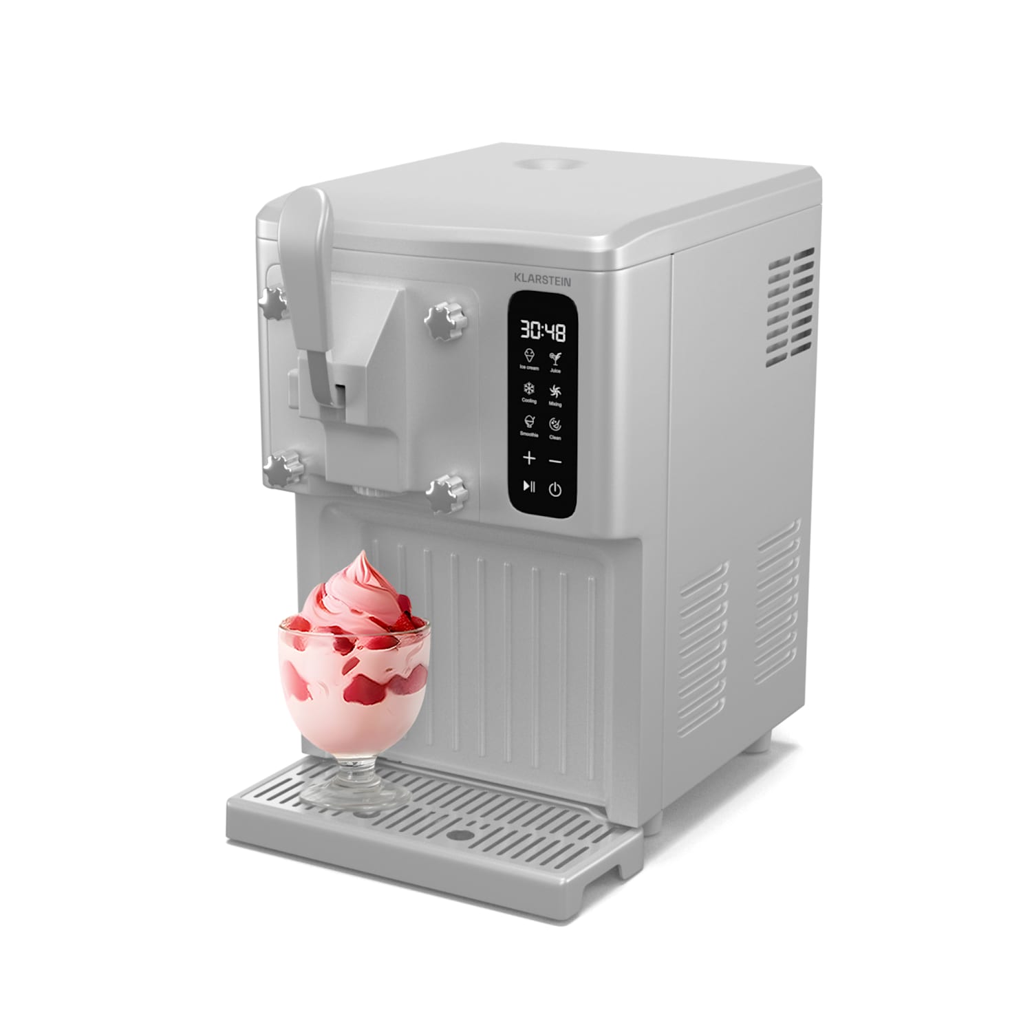 Heladera SweetSwirl | helados, batidos y smoothies | limpieza automática Toque | Blanco
