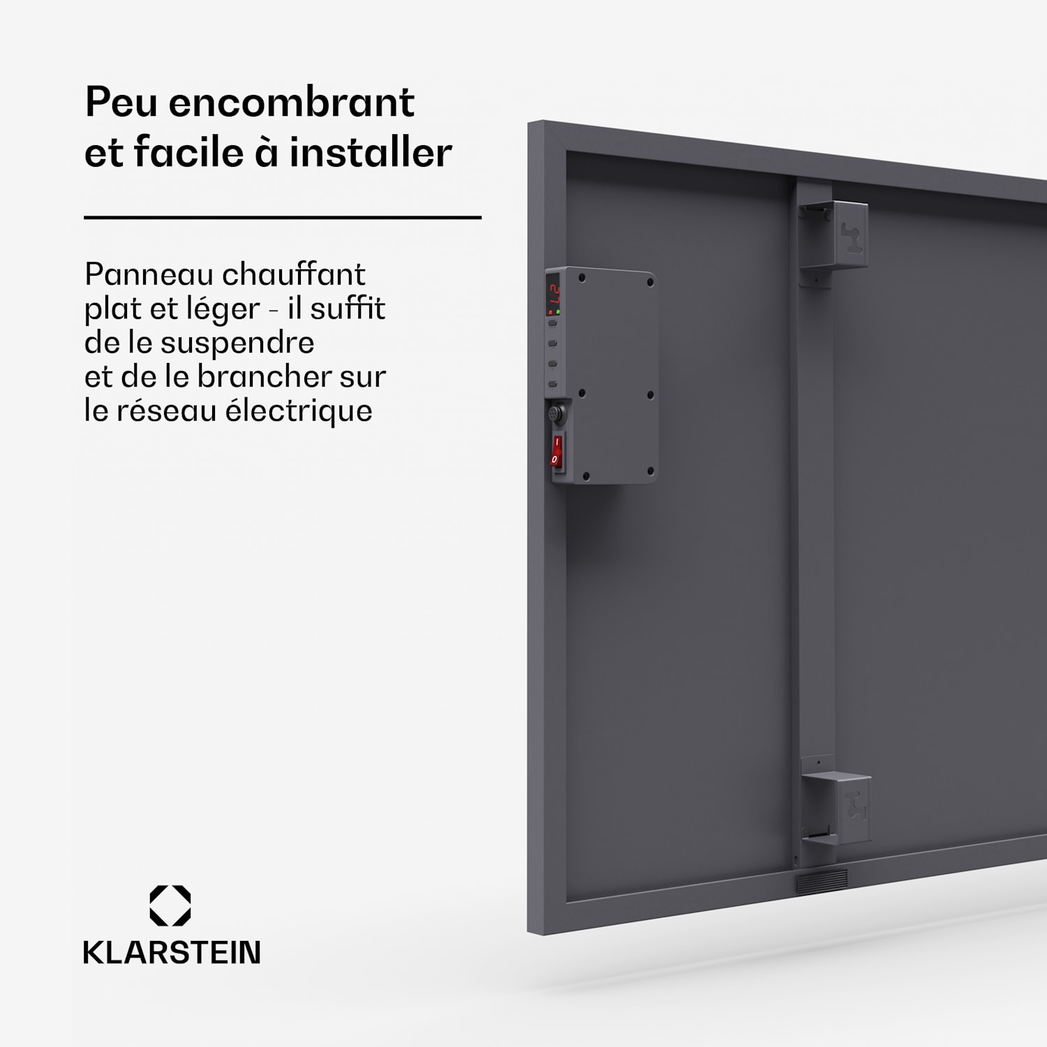 Wonderwall Smart infraroodverwarming | 60 x 120 cm | app | 770 W | weektimer | IP24 60 x 120 cm | 720 W | Ja | Grijs