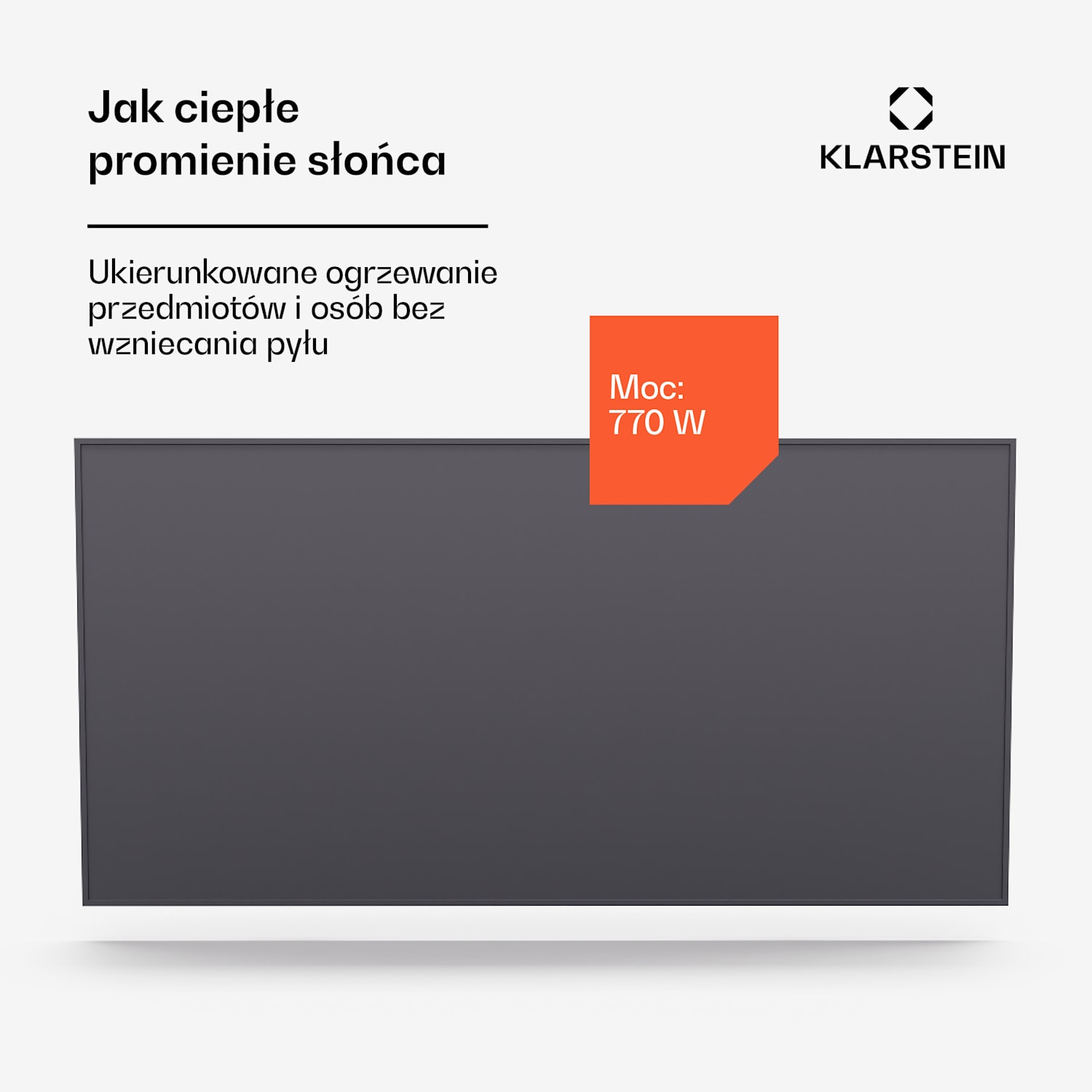 Wonderwall Smart Panel grzewczy na podczerwień, 60 x 120 cm, Aplikacja, 770 W, Programator tygodniowy, IP24 60 x 120 cm | 720 W | Tak | Szary