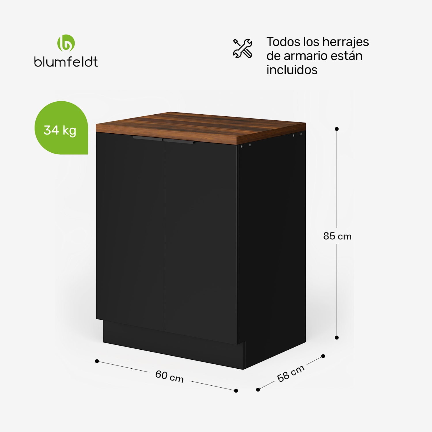 Estantería WoodVista | Práctica organización de estanterías | Materiales que requieren poco mantenimiento | Espacio de almacenamiento Estantería | Nogal / negro