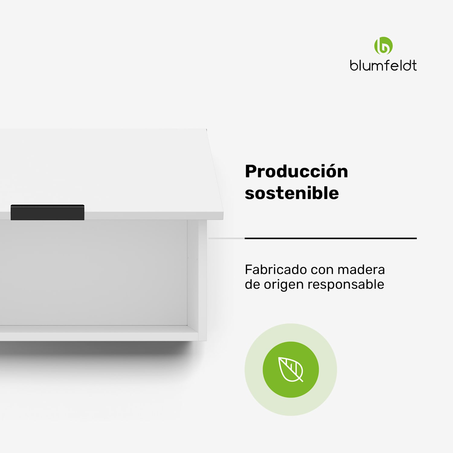 Armario WoodVista para campana extractora | Robusto | Puntales de gas | Fácil de limpiar Armario de pared para campana extractora. | Blanco