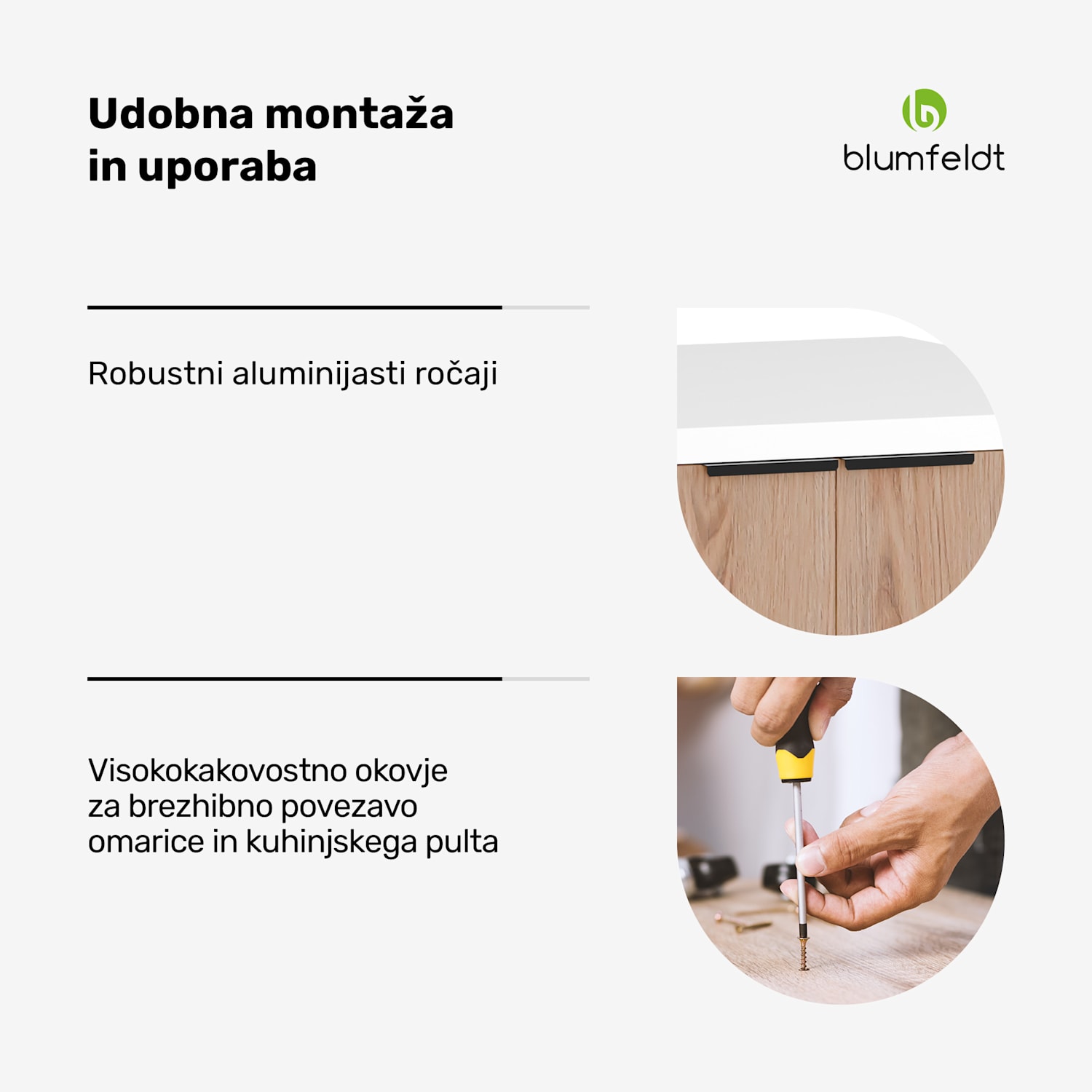 WoodVista omarica za pomivalni stroj, Robustna delovna plošča, Brezhibna integracija Omarica za pomivalni stroj | Bela / Hrast