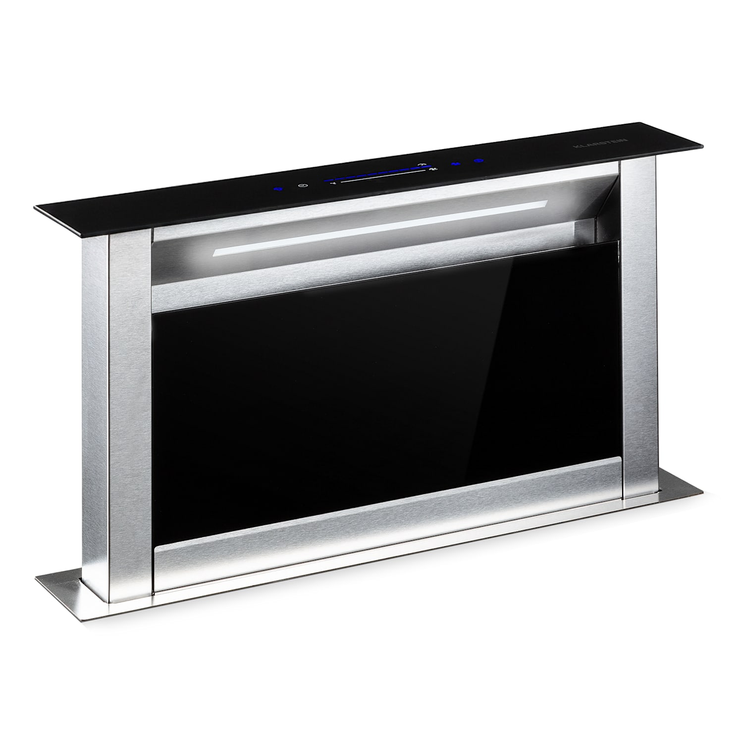 Royal Flush Eco Campana extractora 60 cm 604 m³/h A++ 60 cm | Negro | Plata
