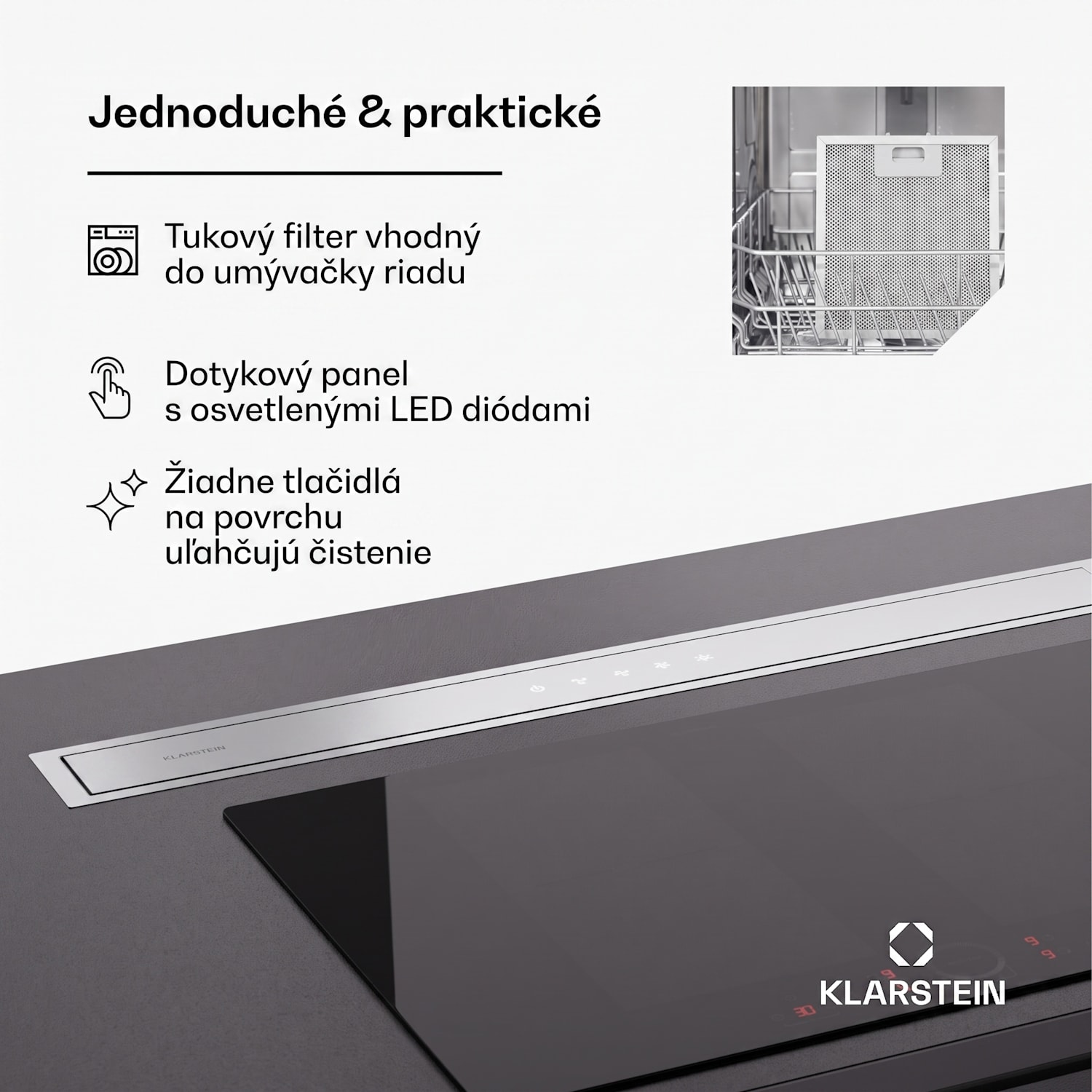Royal Flush Eco 90 digestor 90 cm 604 m³/h EEK A++ vrátane filtrov s aktívnym uhlím 90 cm | Nehrdzavejúca oceľ | Nehrdzavejúca oceľ