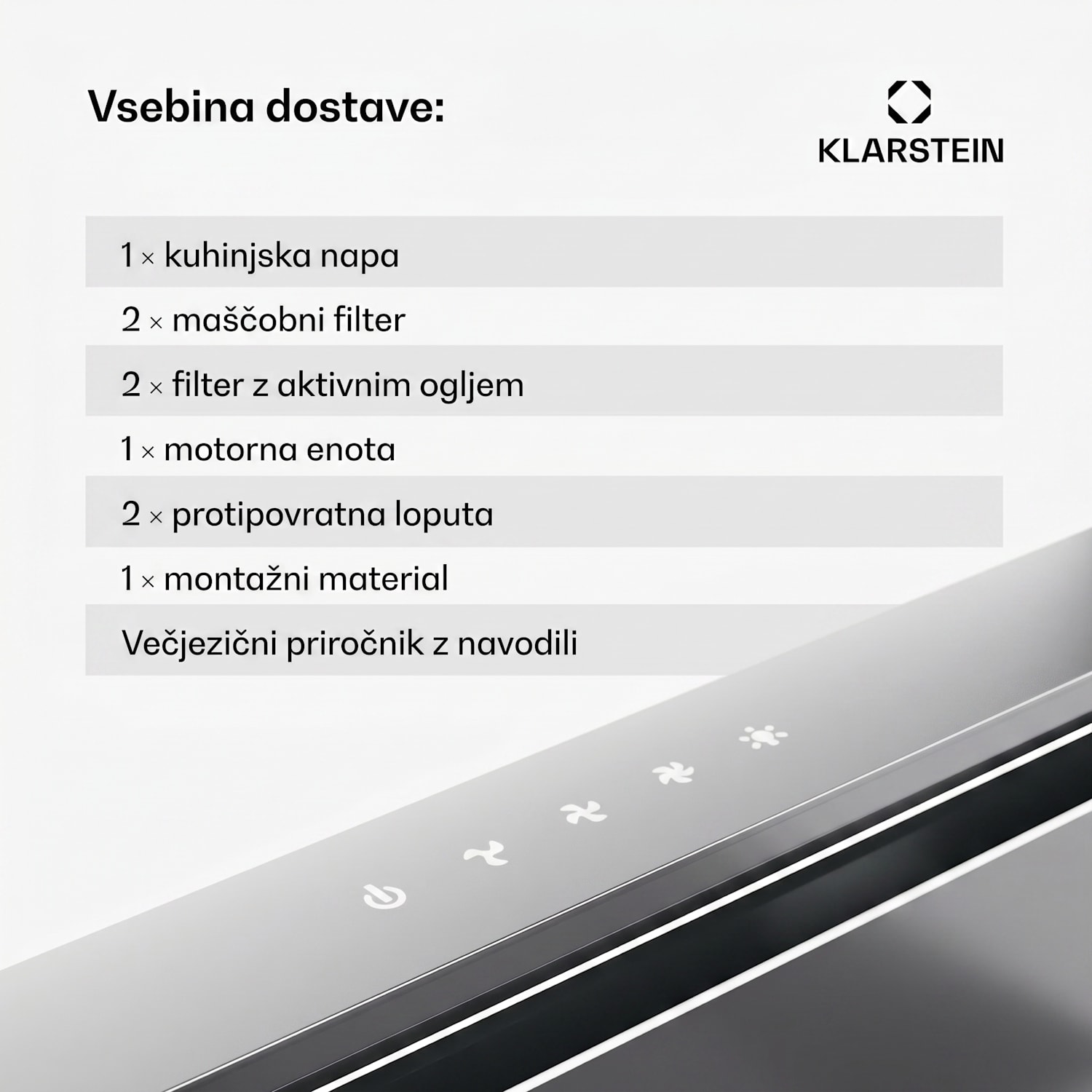 Royal Flush Eco 90, napa, 90 cm, 604 m³/h, EEK A++, vključno s filtri z aktivnim ogljem 90 cm | Nerjaveče jeklo | Nerjaveče jeklo