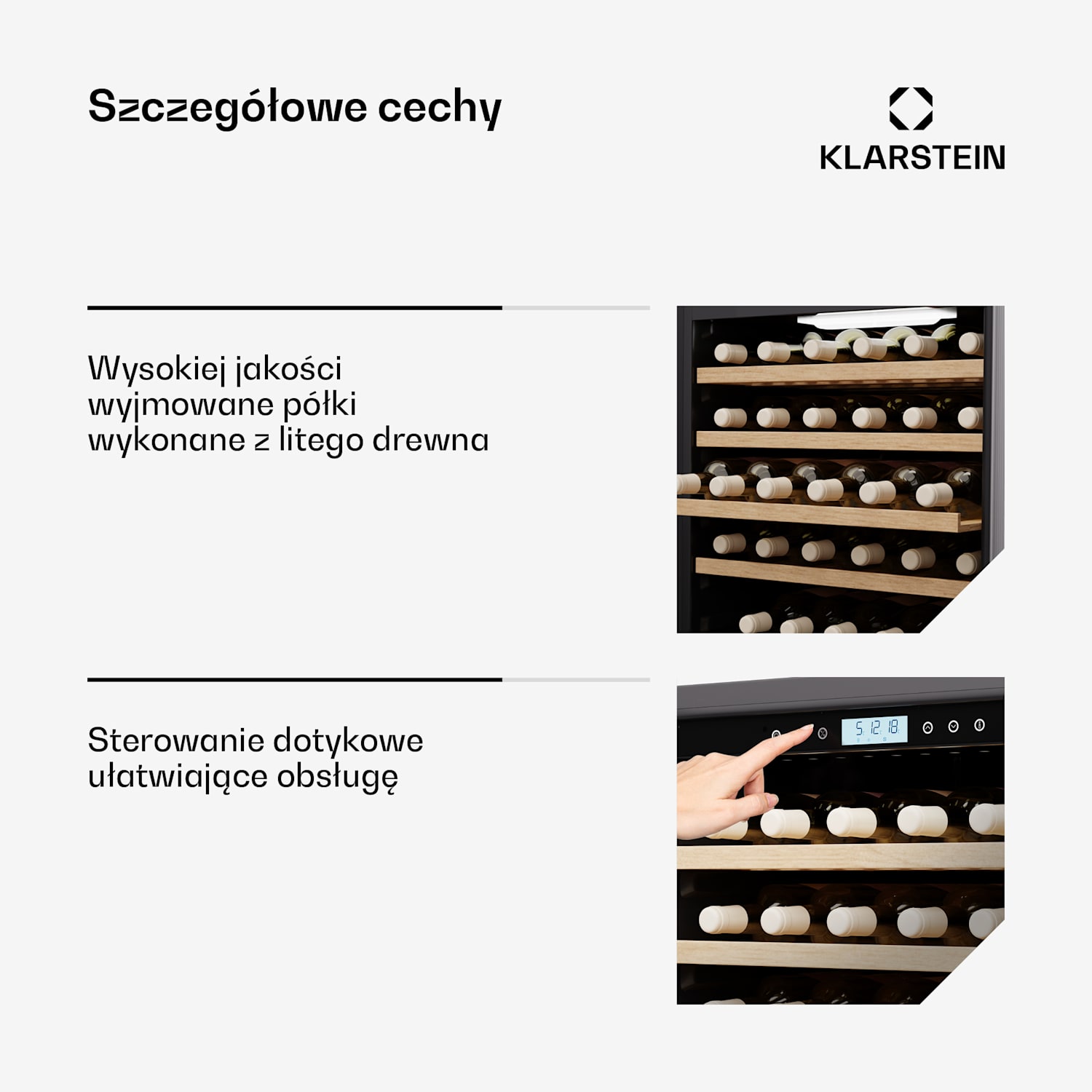 Lodówka na wino Vinovilla Trio, 143 butelki, 3 strefy, 38 dB, 12 półek, kompresor, 413 litrów 143 butelki | 3 strefy chłodzenia | Stal nierdzewna