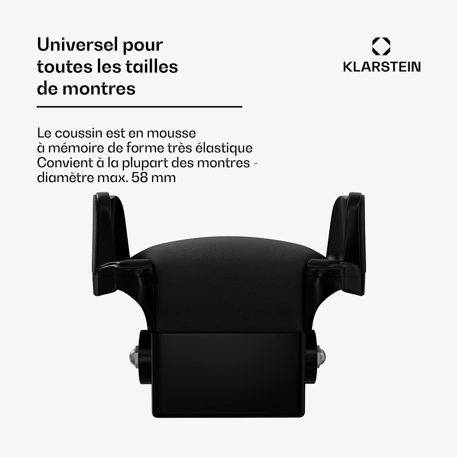 TimeSync watchwinder | 1 horloge | 5 modi | 3 richtingen | veganistisch | universeel formaat | stil 1 horloge | Zwart / Zilver Metallic