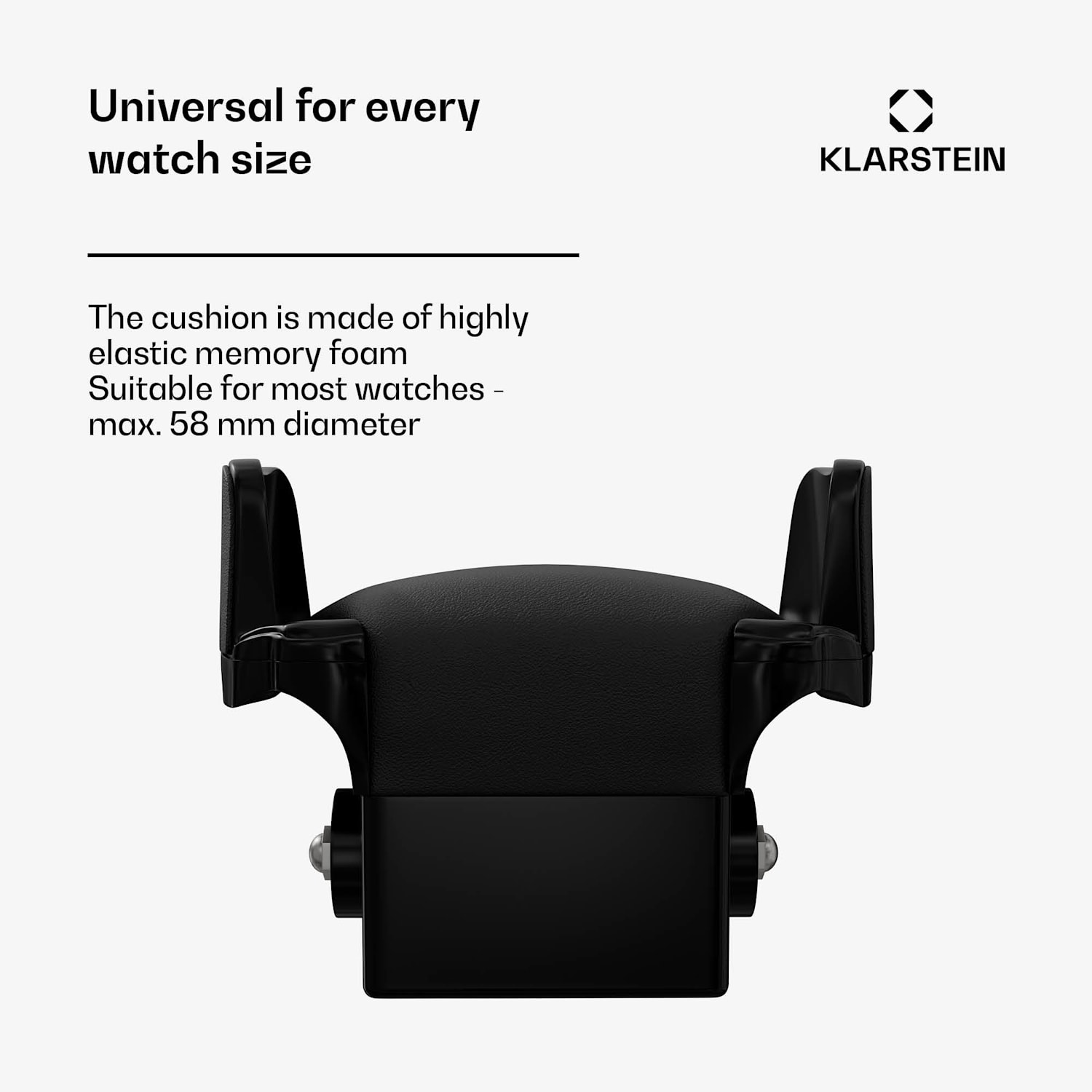 TimeSync kellonpyöritin | 1 kello | 5 pyöritysohjelmaa | 3 suuntaa | vegaaninen | yleiskoko | hiljainen 1 kello | Musta / Hopea Metallinen