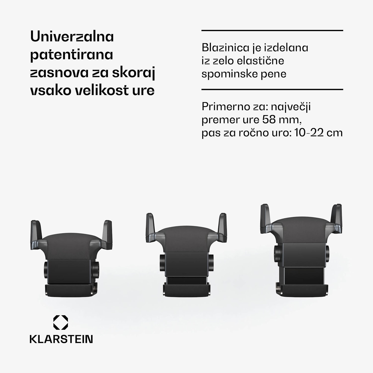 LuminousTime navijalnik za ure, 3 ure, številne nastavitve, LED, 10 dB 3 ure | Črna