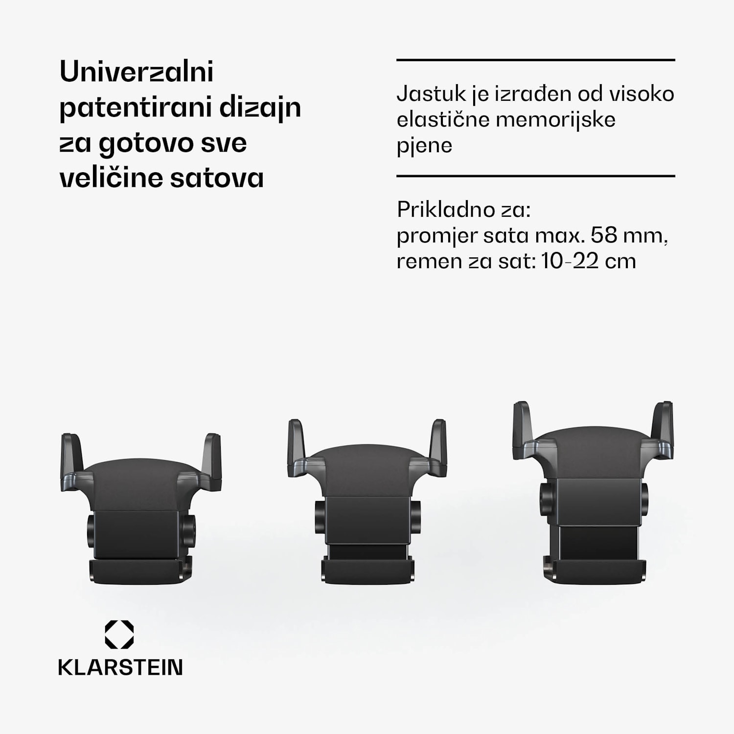 ChronoVault navijač satova, 2+3 sata, veganski materijal, visoki sjaj, 4 režima, Mabuchi motor, LED, utičnica 2 automatika, 3 mehanicara | Crna