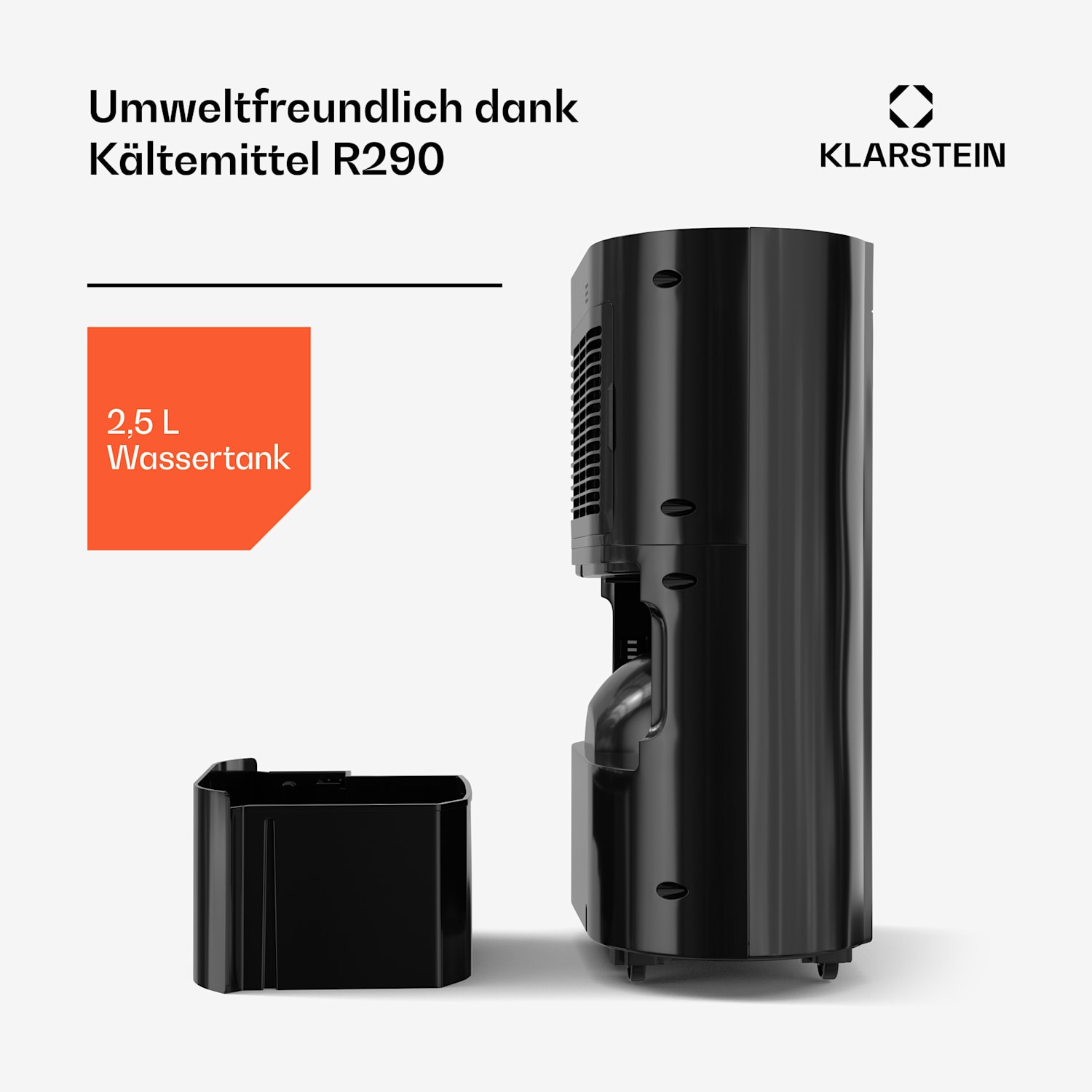 AeroDry 10 Luftentfeuchter |165W Leistung |10L/Tag | 135m³/h | für bis zu 15m² | DrySelect-Funktion 