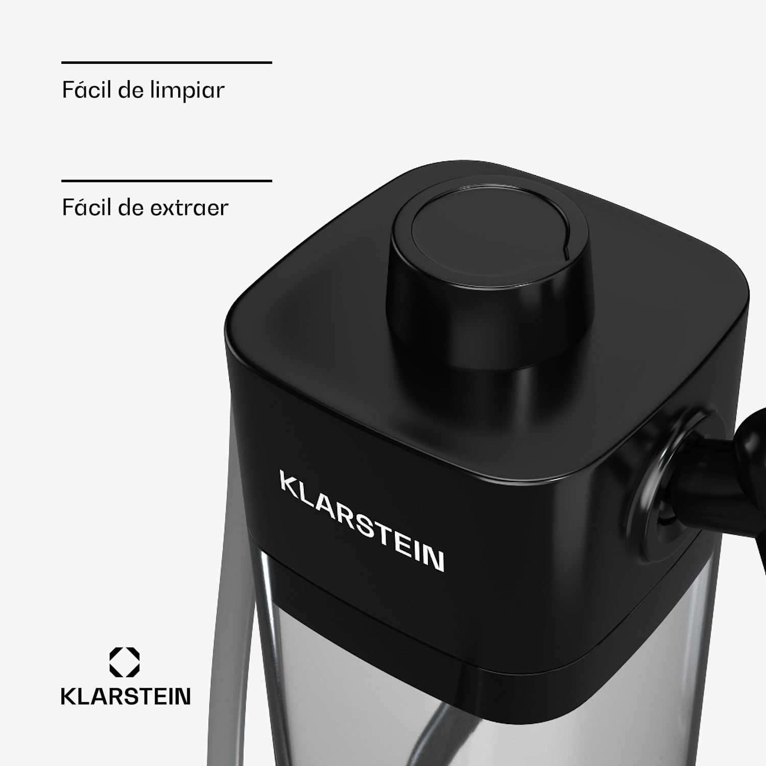 SteelPresso Milchtank | praktisches Zubehör | 0,55 Liter | transparent 