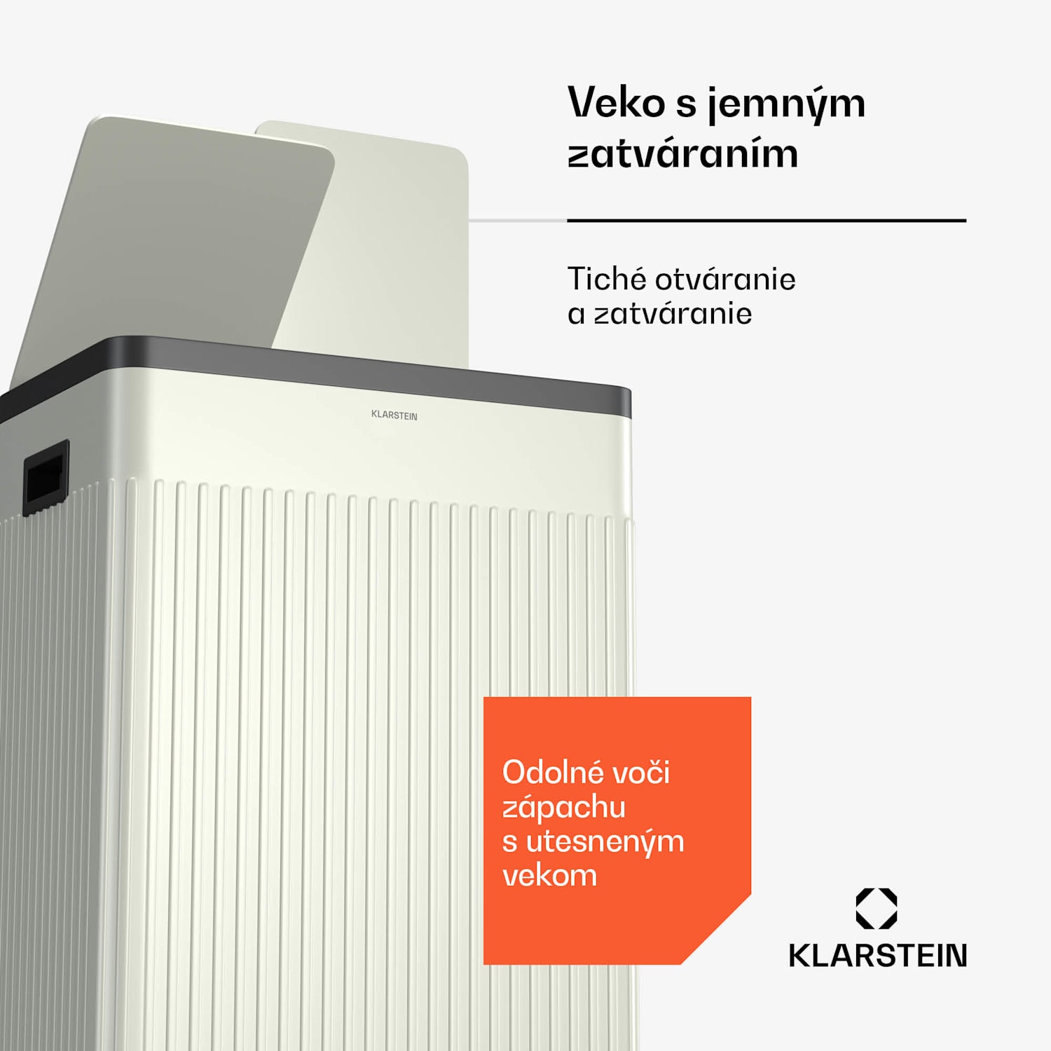 Grama 60, pedálový kôš, 60 l / 2x30 l, tichý, PP plast, retro 