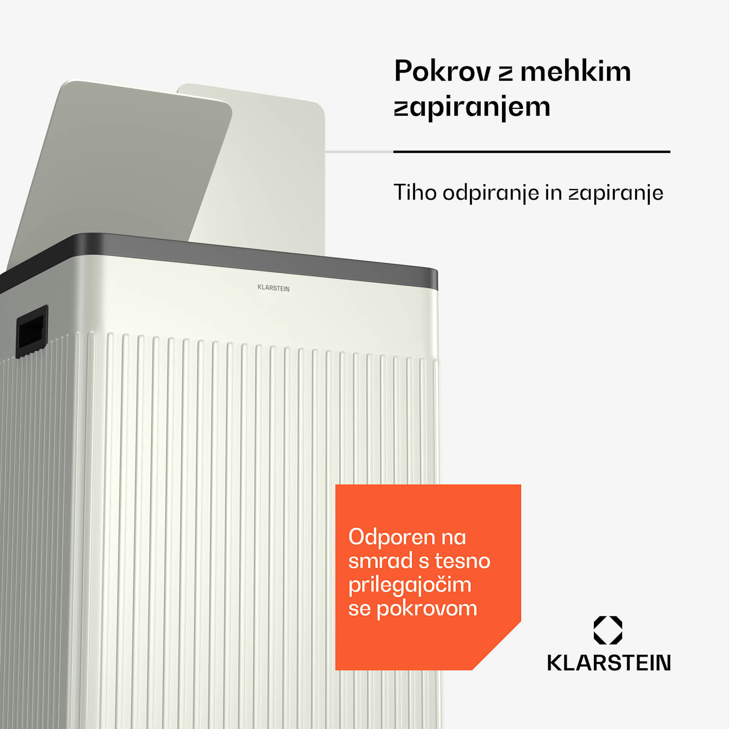 Grama 60, koš za smeti s pedali, 60L / 2x30L, brez hrupa, PP plastika, retro 