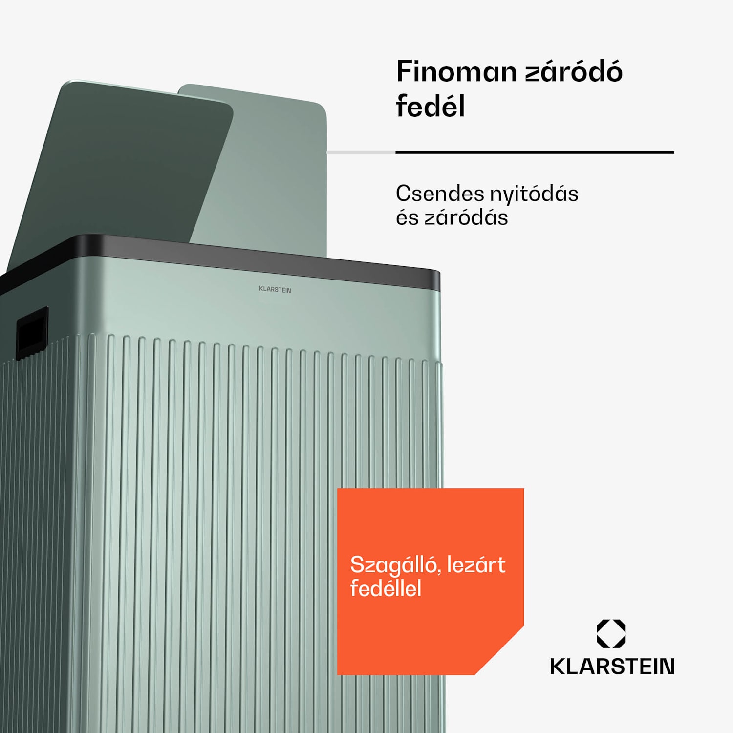 Grama 60, pedálos kuka, 60 l / 2x30 l, csendes, PP műanyag, retro 