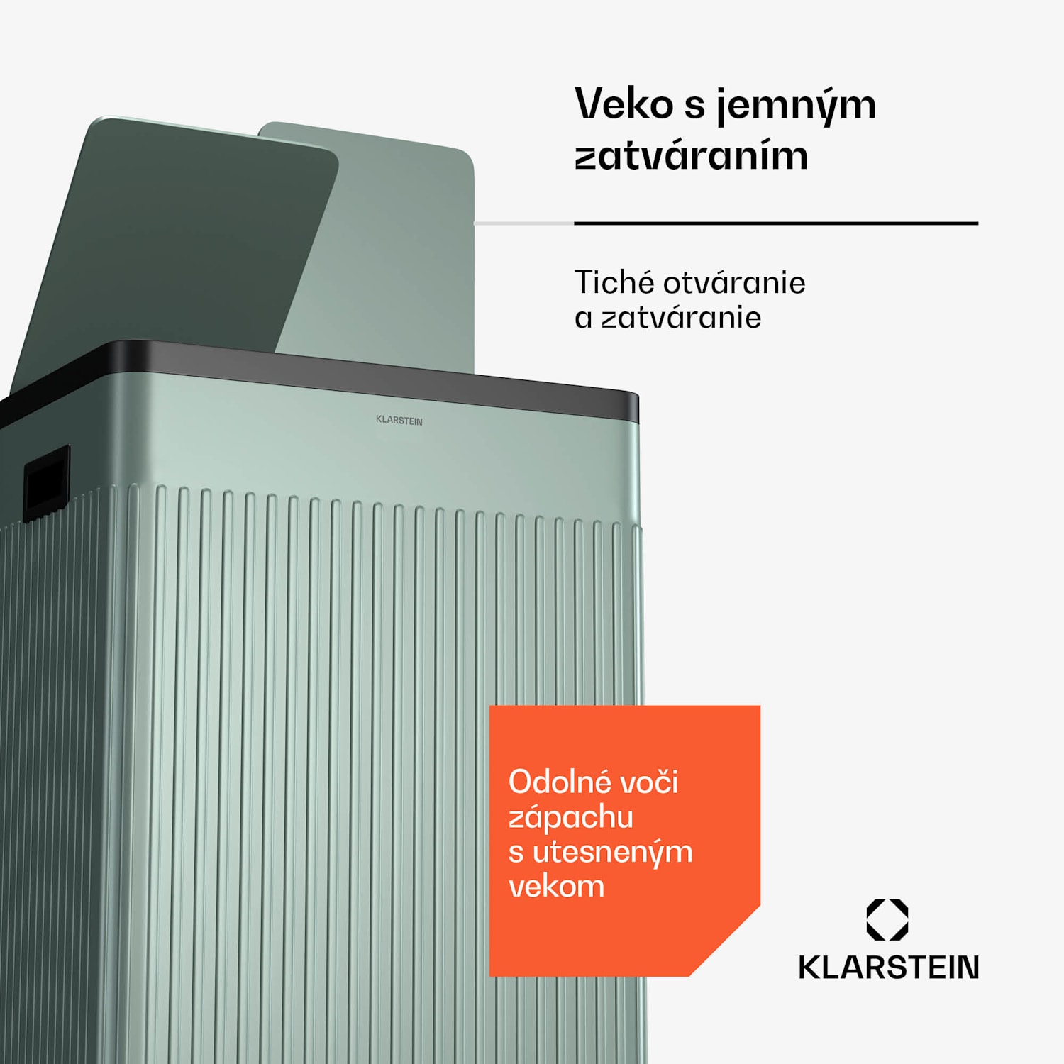 Grama 60, pedálový kôš, 60 l / 2x30 l, tichý, PP plast, retro 