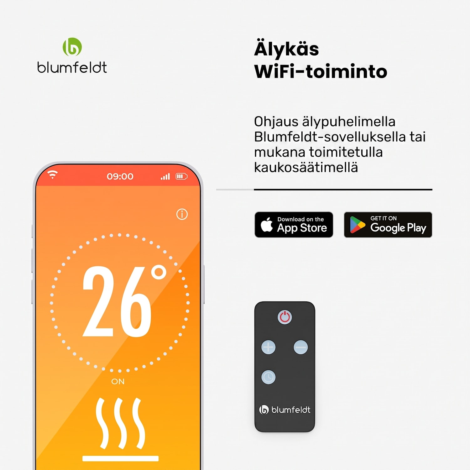 Gold Bar Slim 2000W -lämmitin | 9 tasoa | WiFi-toiminto | kosketusnäyttö | kaukosäädin | IP 65 2000 W