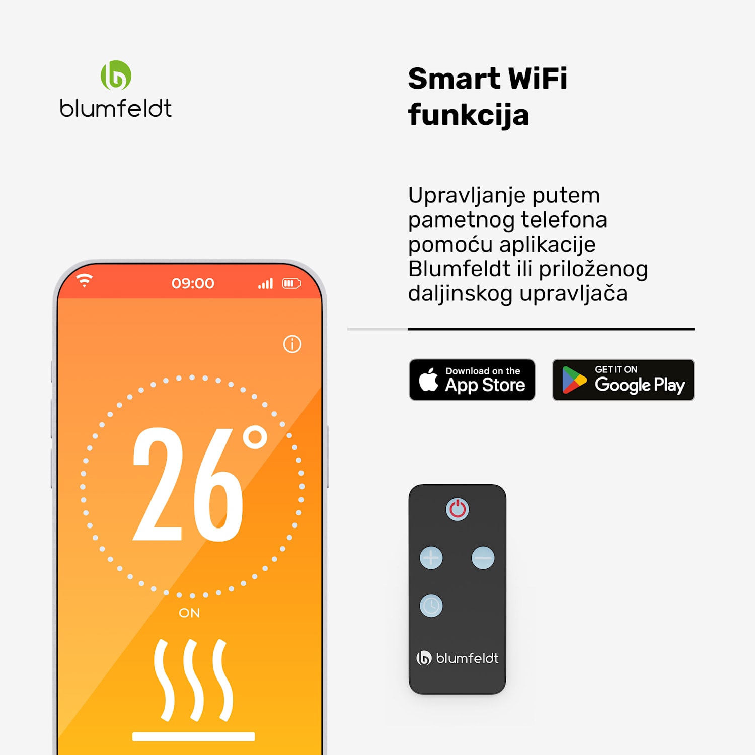 Gold Bar Slim 2000 W infracrvena grijalica, 9 razina, WiFi funkcija, upravljanje dodirom, daljinski upravljač, IP 65 2000 W