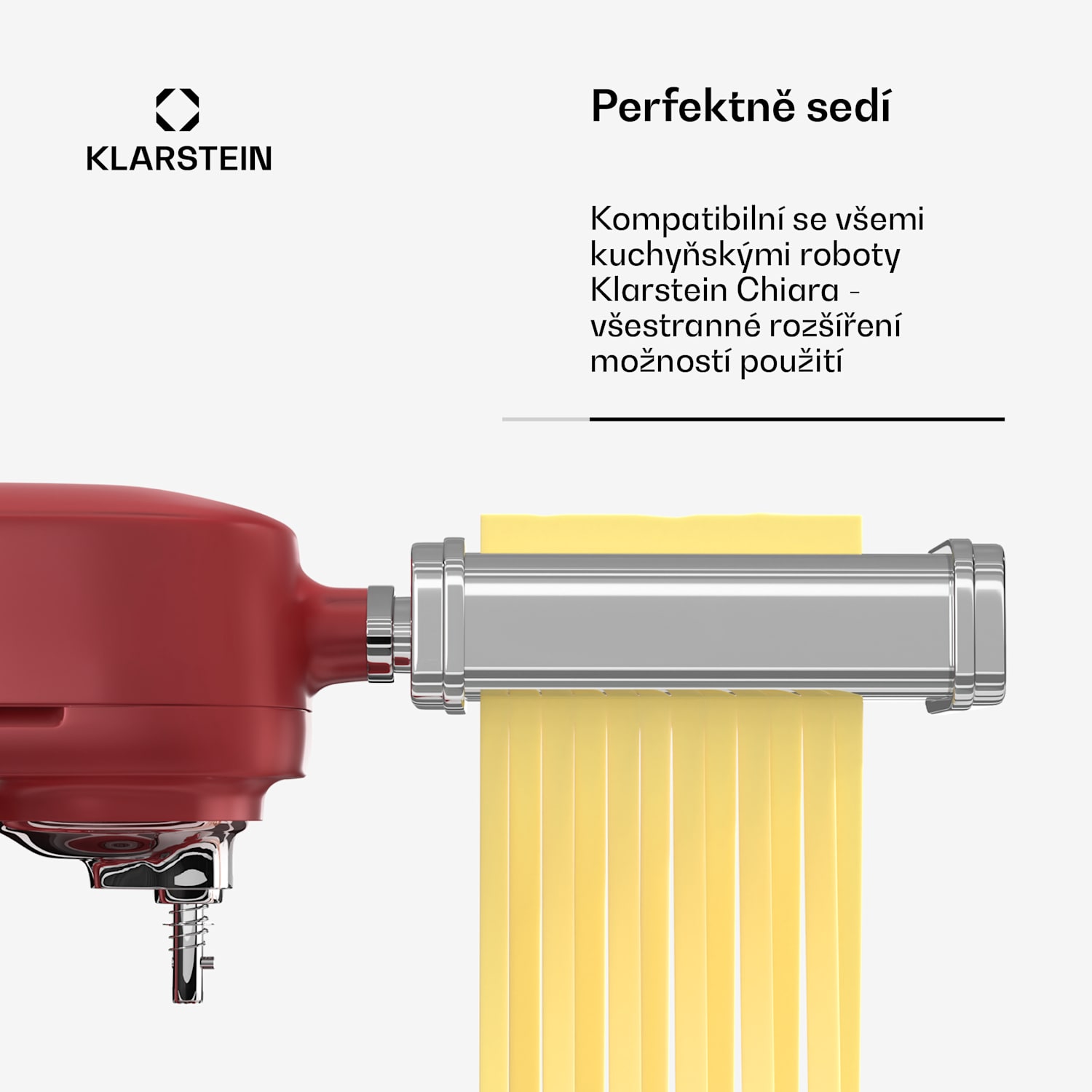 Nástavec na těstoviny Chiara, funkce 3 v 1, 8 úrovní, nerezová ocel, kompatibilní 