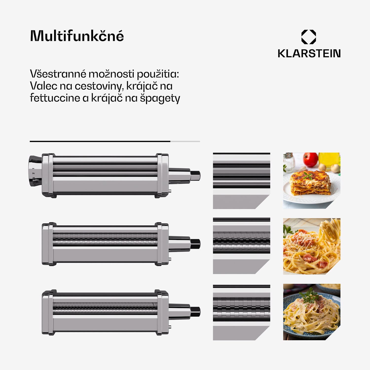 Nástavec na cestoviny Chiara, funkcia 3 v 1, 8 úrovní, nehrdzavejúca oceľ, kompatibilný 