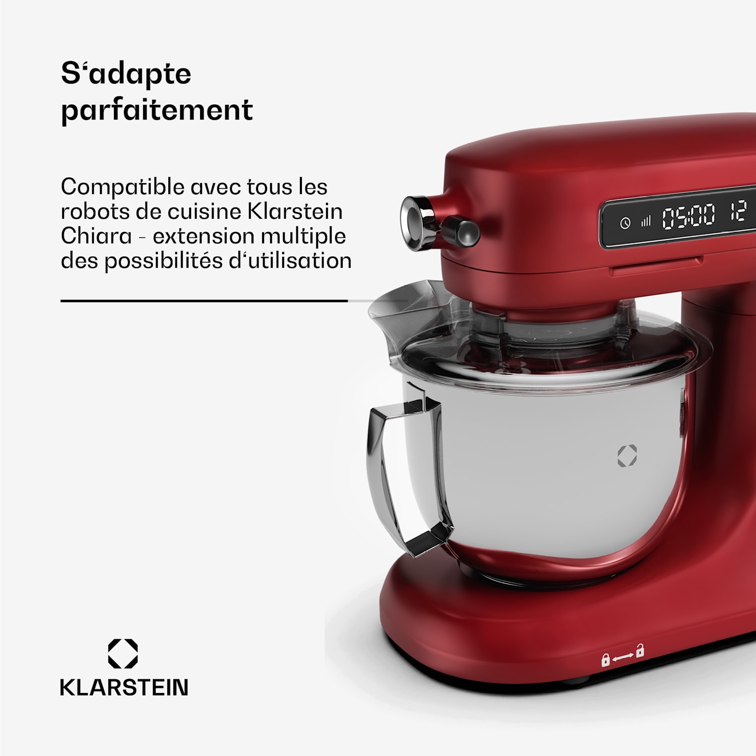 Chiara roestvrijstalen kom | 5 L | vaatwasmachinebestendig | ergonomische handgreep | compatibel | roestvrij 