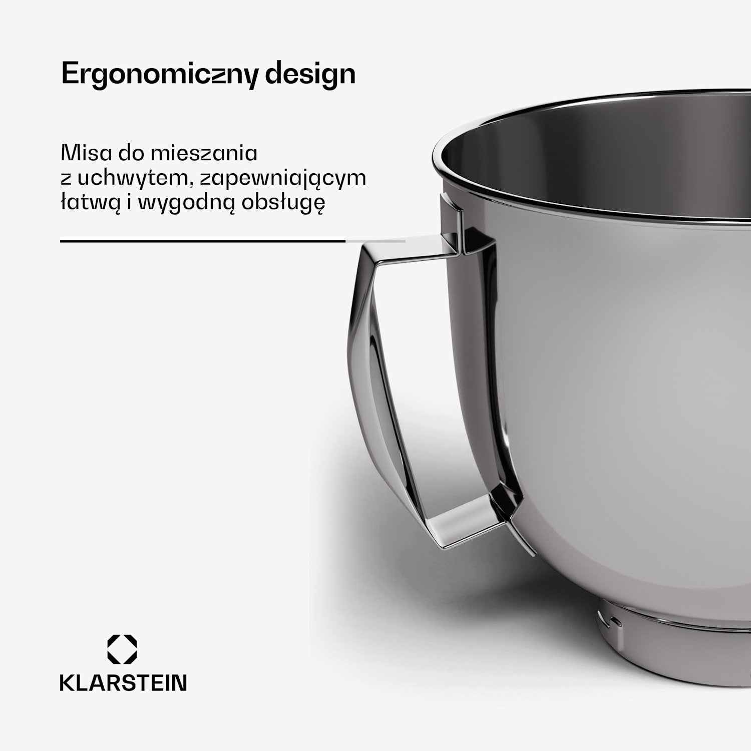 Chiara misa ze stali nierdzewnej, 5 l, można myć w zmywarce, ergonomiczny uchwyt, kompatybilna, nierdzewna 