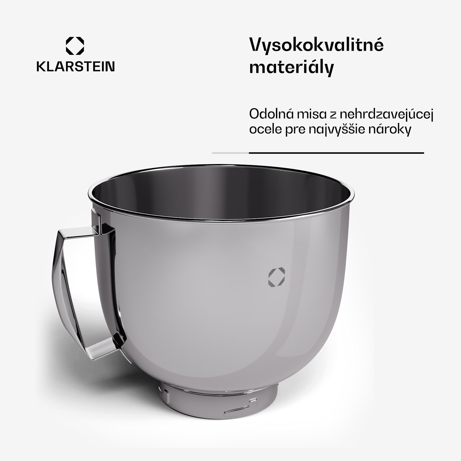 Chiara misa z nehrdzavejúcej ocele, 5 l, vhodná do umývačky riadu, ergonomická rukoväť, kompatibilná, nehrdzavejúca